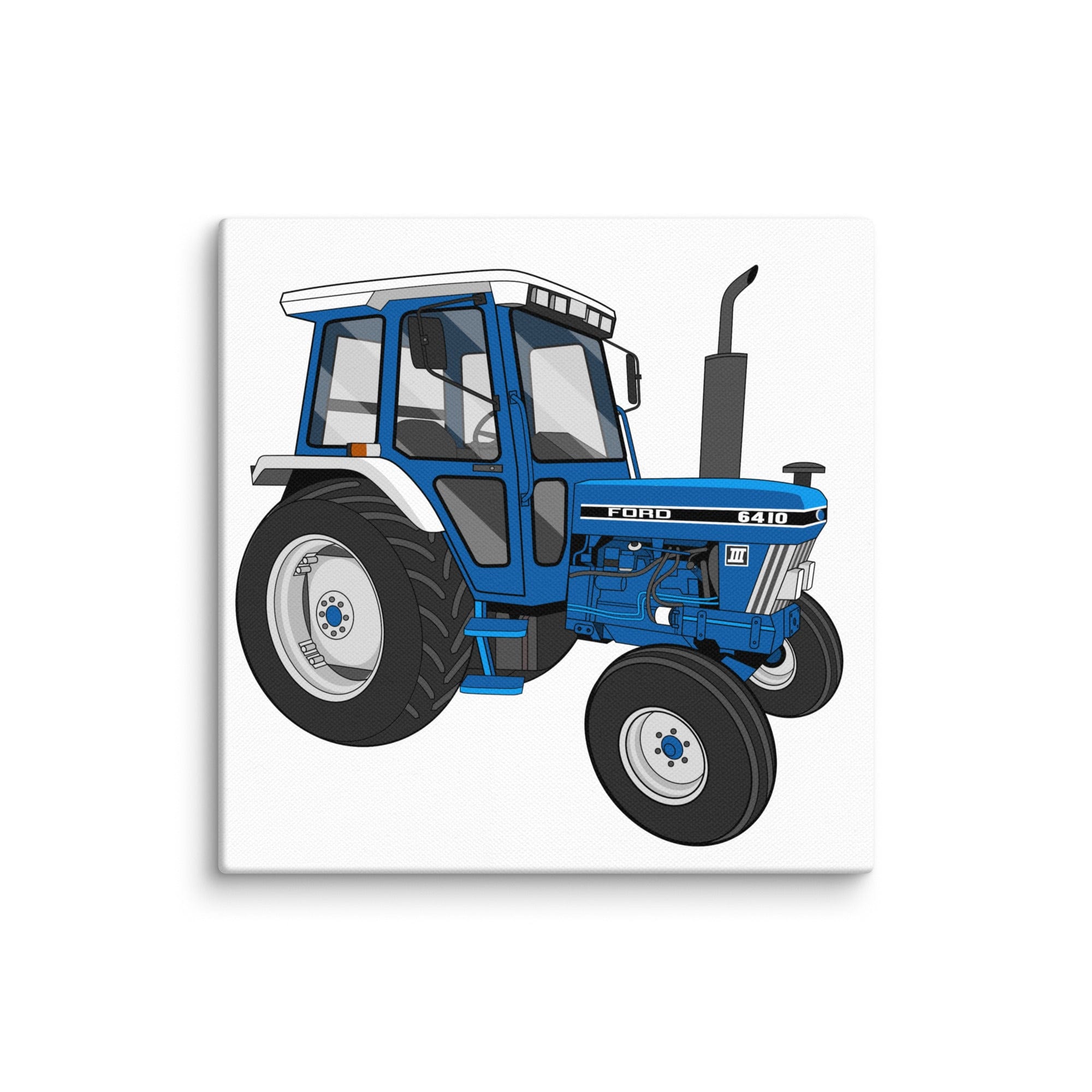 The Tractor Mugs Store 6″×6″ Ford 6410 2WD | Canvas Quality Farmers Merch