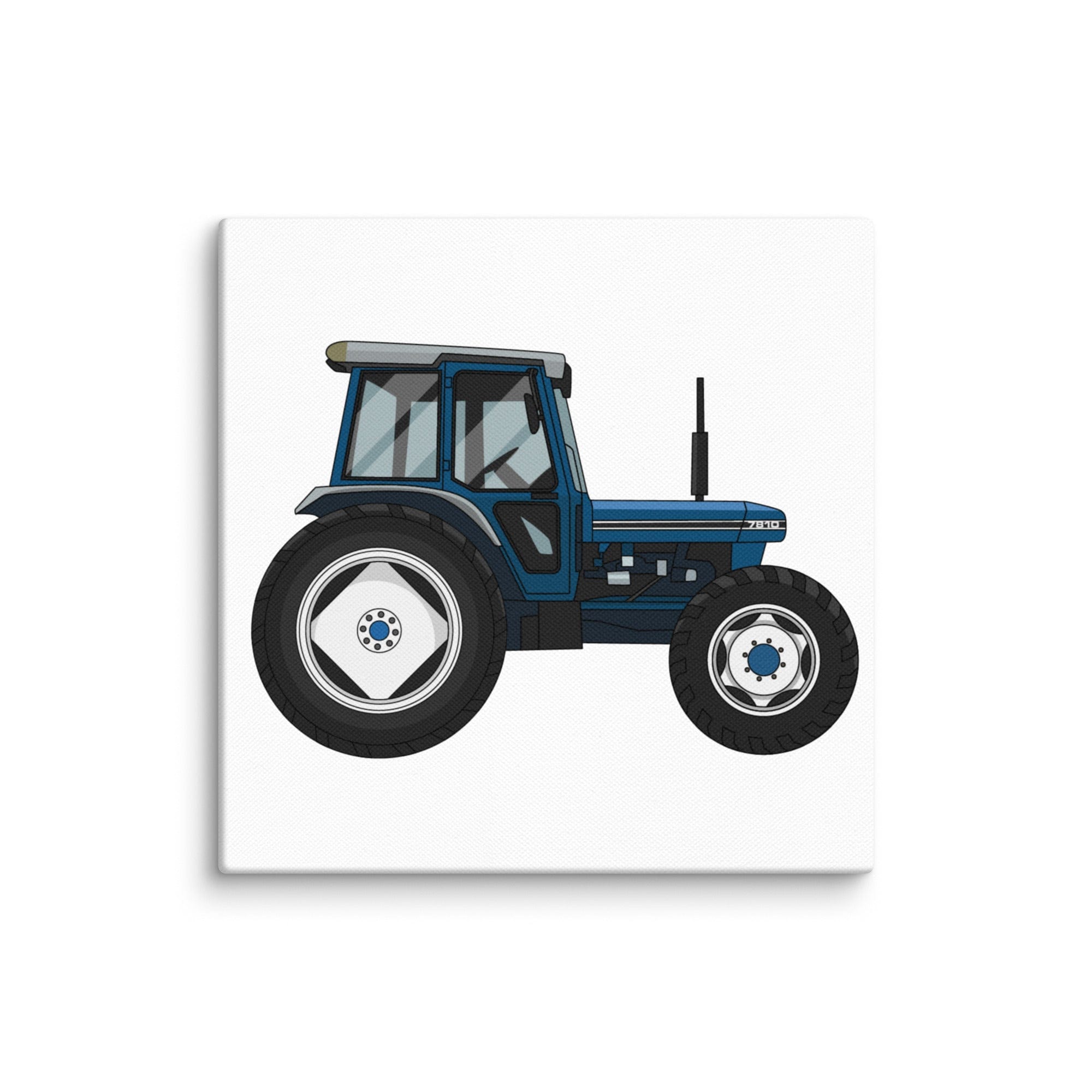 The Tractor Mugs Store 6″×6″ Ford 7810 | Canvas Quality Farmers Merch