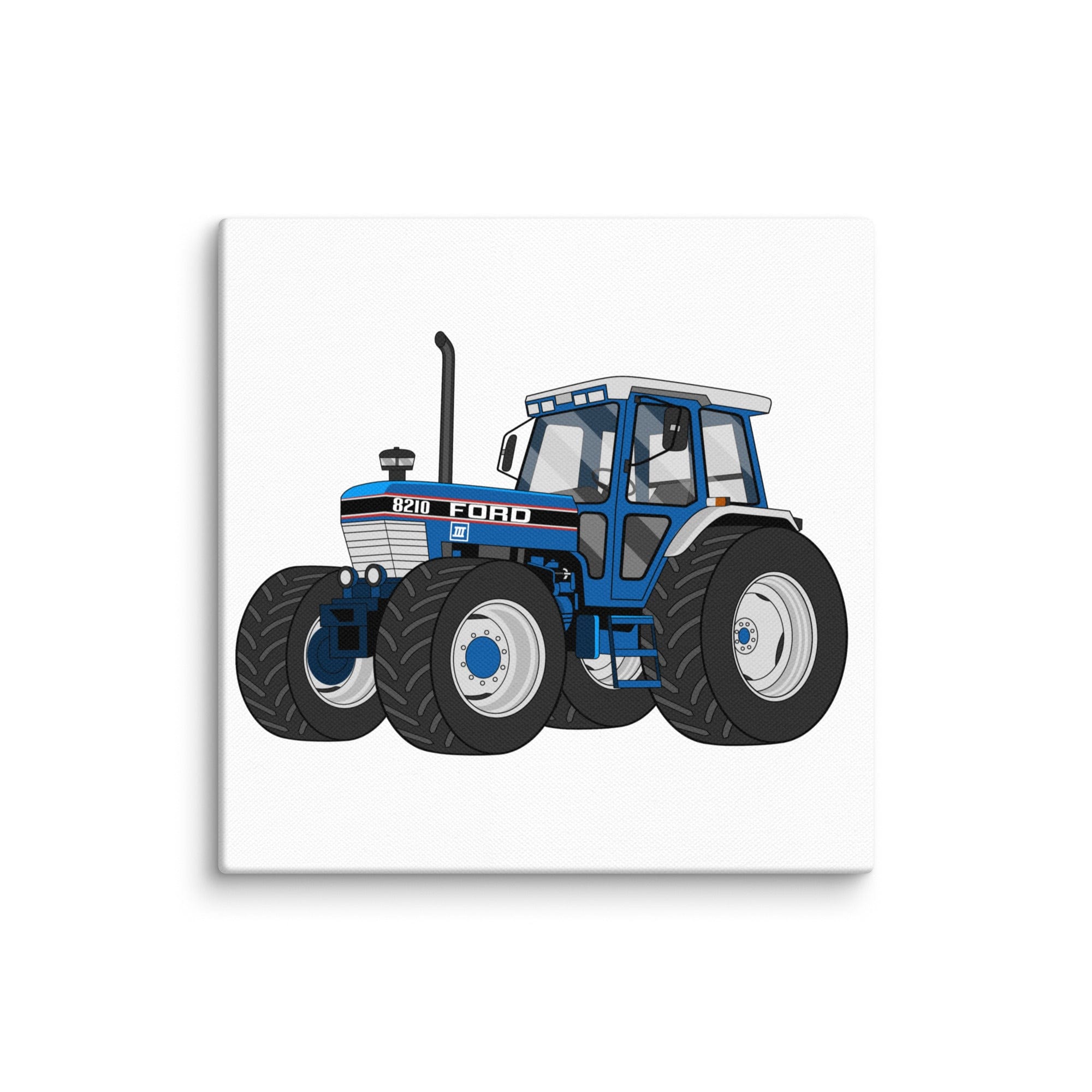 The Tractor Mugs Store 6″×6″ Ford 8210 4WD | Canvas Quality Farmers Merch
