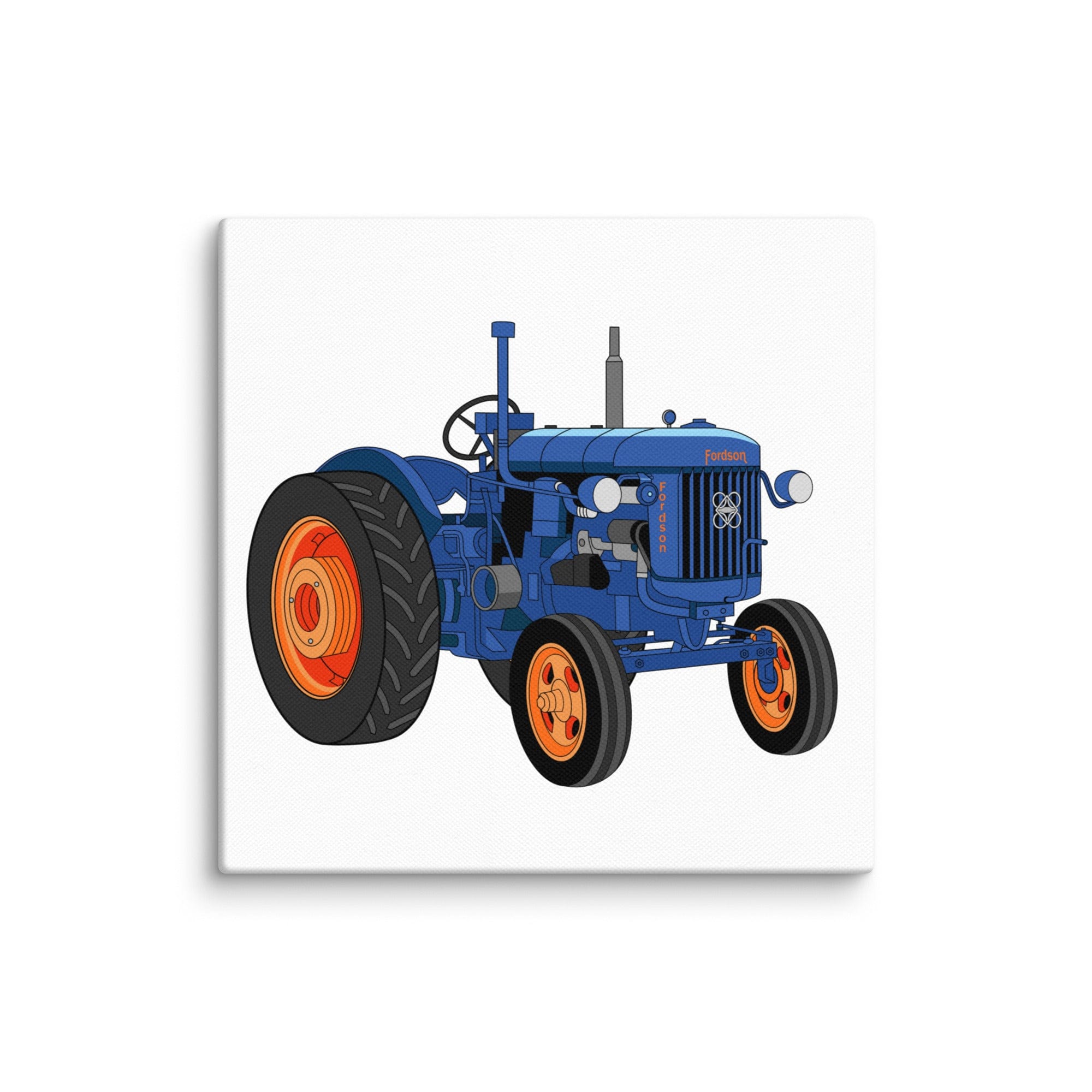 The Tractor Mugs Store 6″×6″ Fordson E27N L4a | Canvas Quality Farmers Merch
