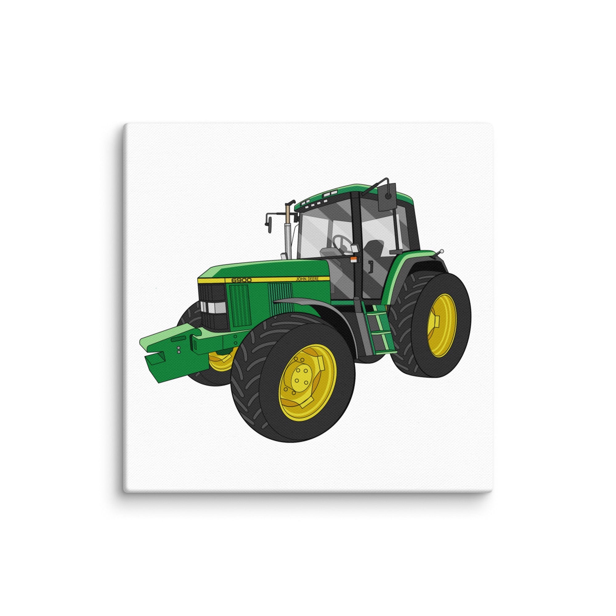 The Tractor Mugs Store 6″×6″ John Deere 6900 | Canvas Quality Farmers Merch