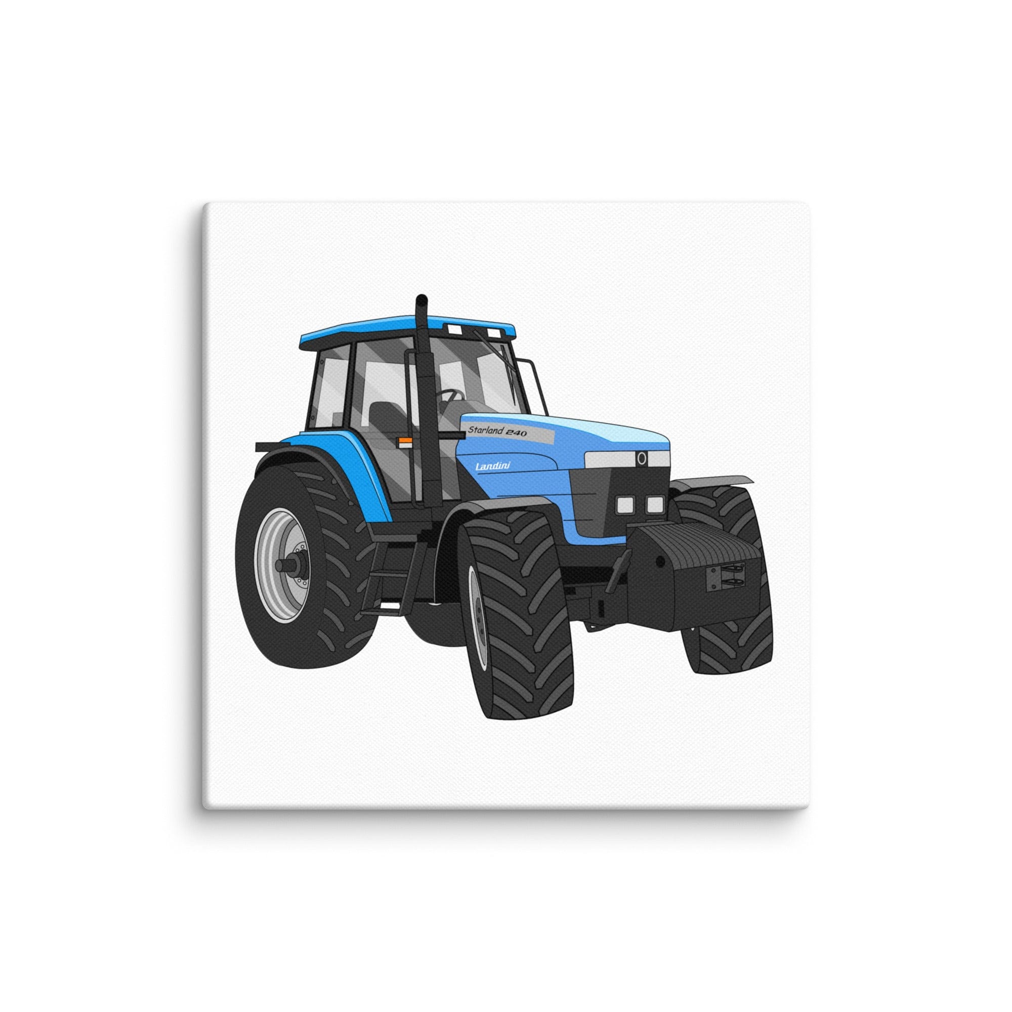 The Tractor Mugs Store 6″×6″ Landini Starland 240 | Canvas Quality Farmers Merch