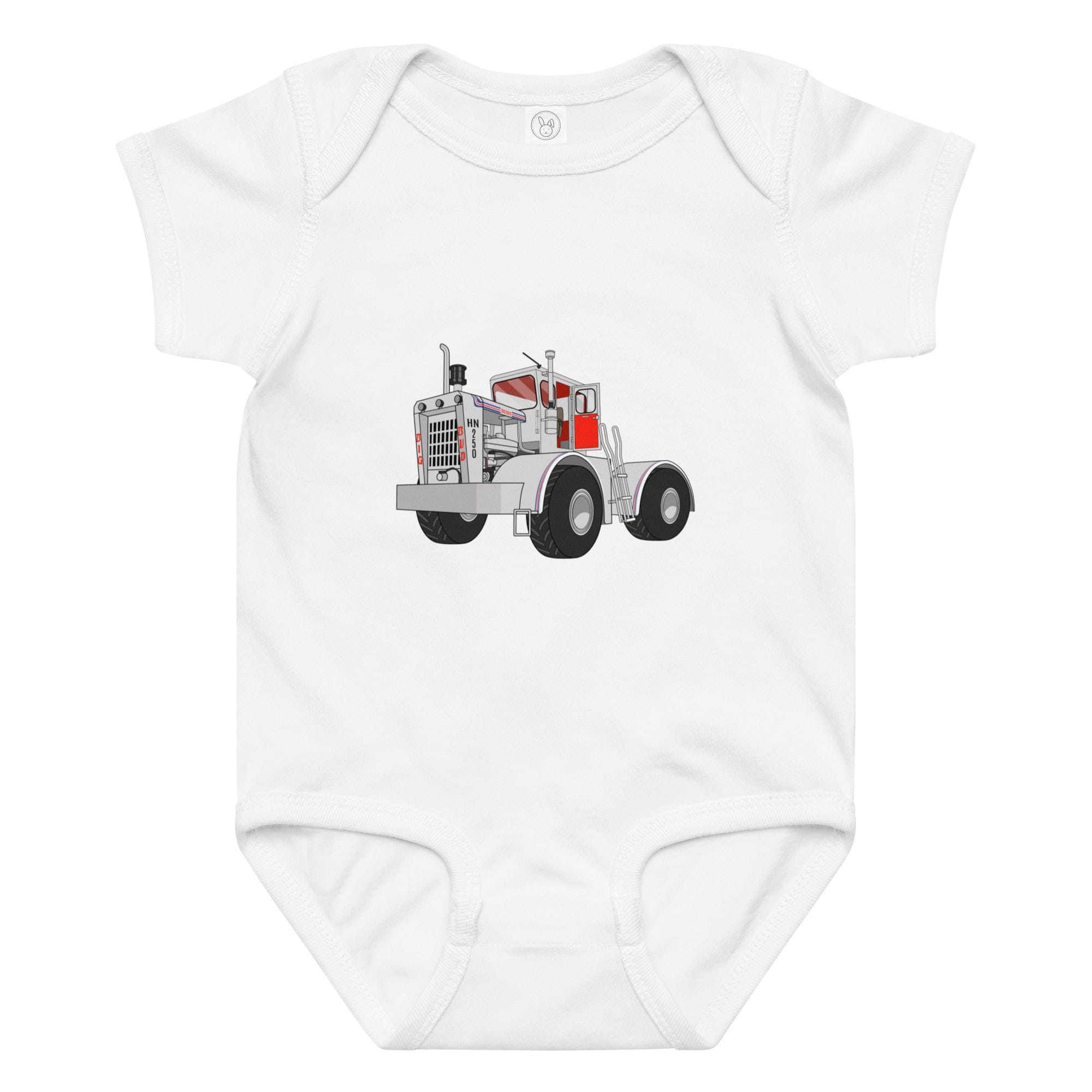 The Tractor Mugs Store 6M Big Bud Tractor | Baby jersey bodysuit Quality Farmers Merch