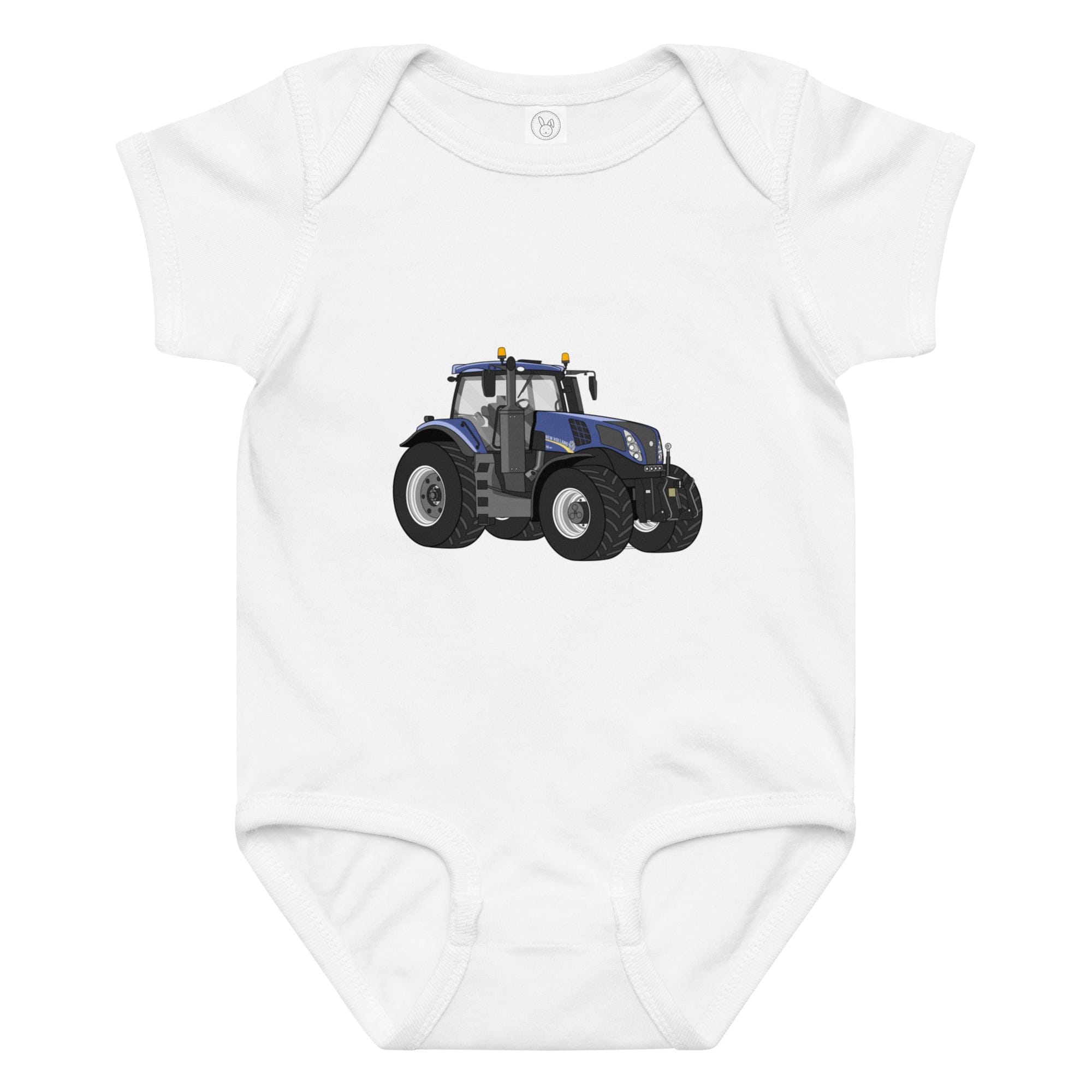 The Tractor Mugs Store 6M New Holland T8 435 | Baby jersey bodysuit Quality Farmers Merch