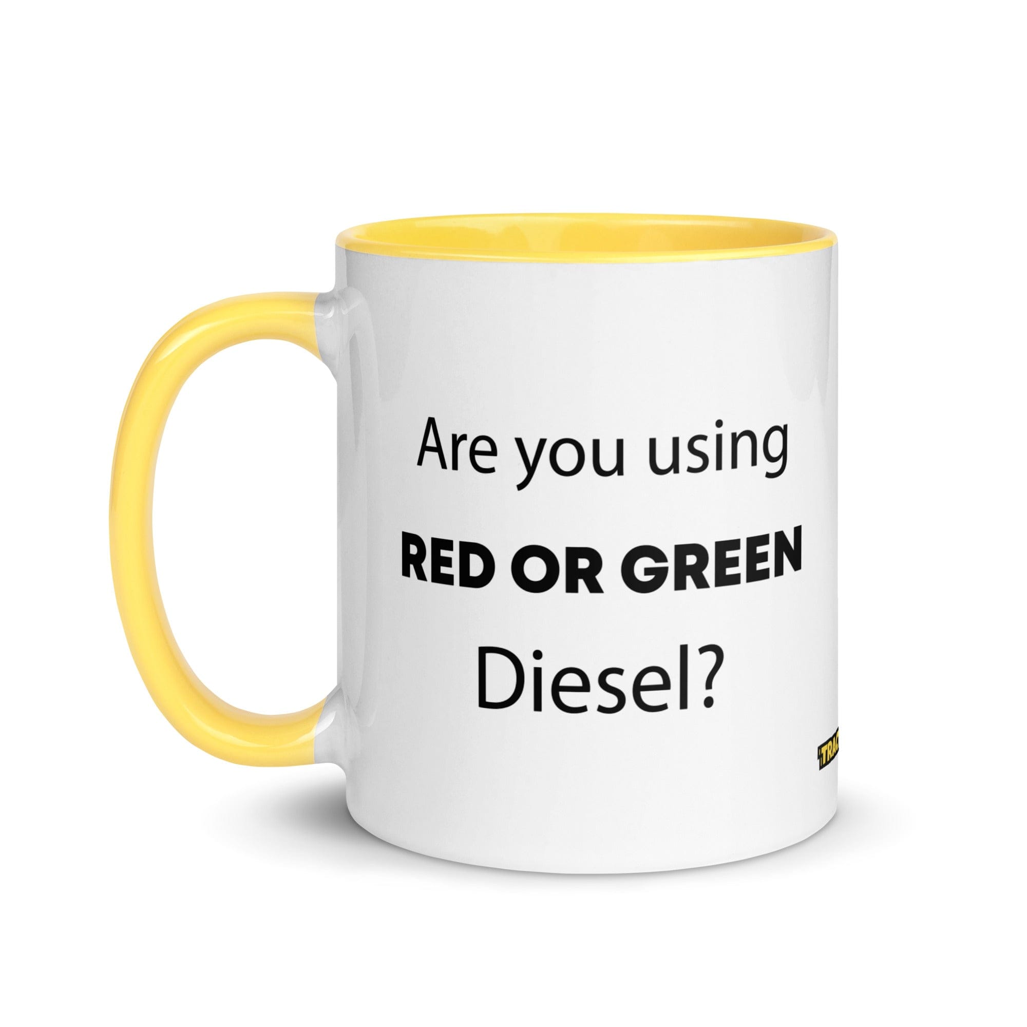 The Tractor Mugs Store Are You Using Red Or Green Diesel? | Mug with Color Inside Quality Farmers Merch