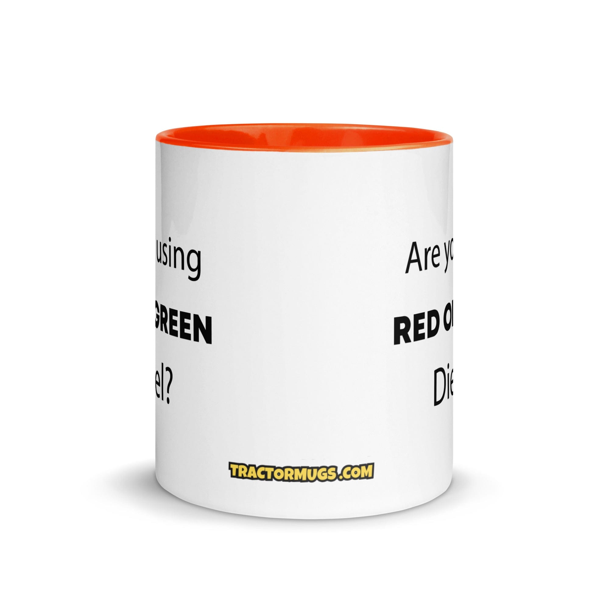 The Tractor Mugs Store Are You Using Red Or Green Diesel? | Mug with Color Inside Quality Farmers Merch