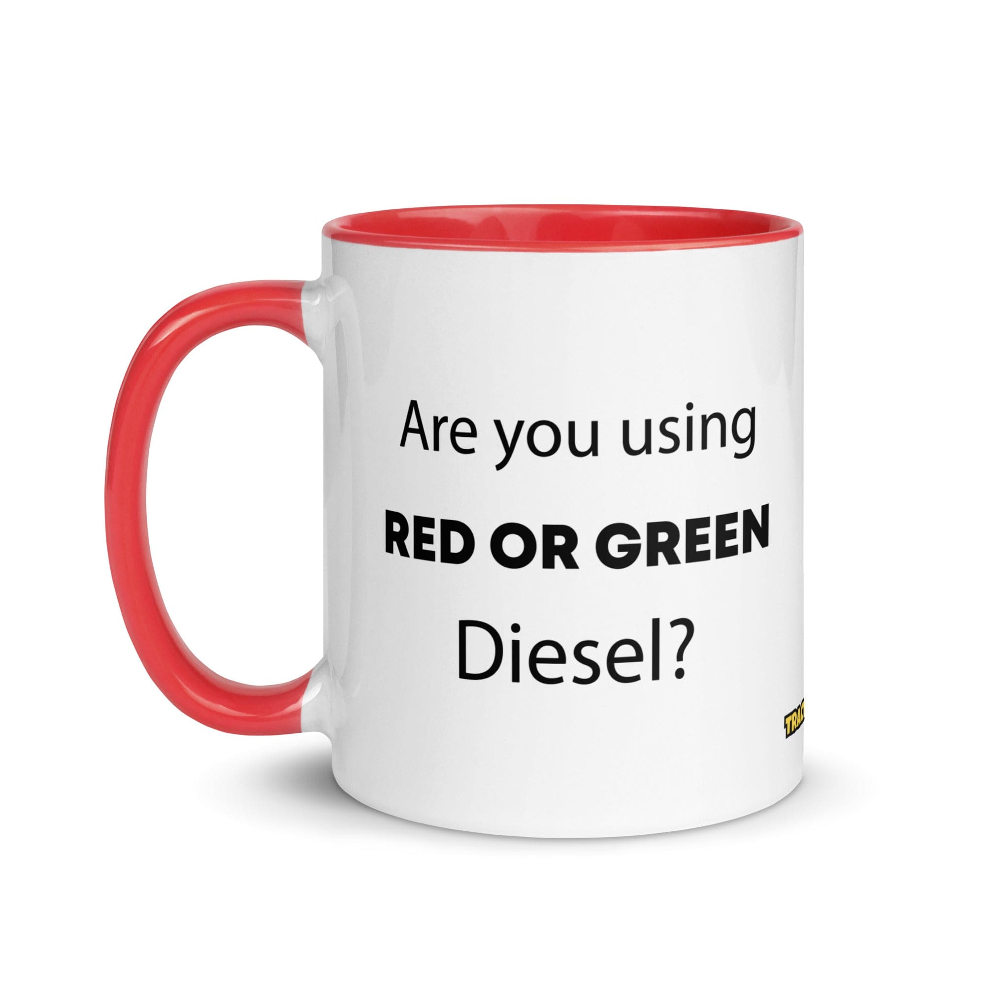 The Tractor Mugs Store Are You Using Red Or Green Diesel? | Mug with Color Inside Quality Farmers Merch