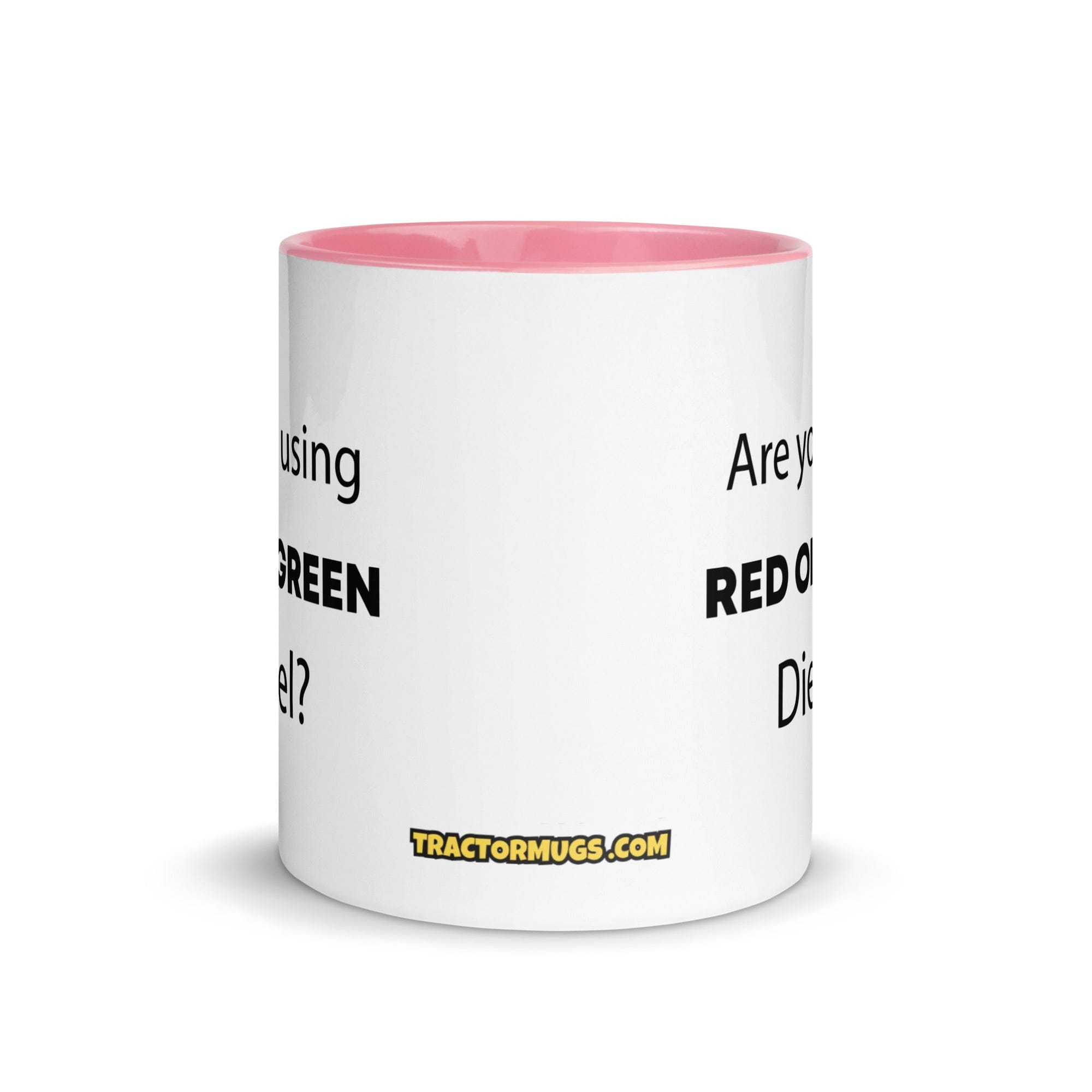 The Tractor Mugs Store Are You Using Red Or Green Diesel? | Mug with Color Inside Quality Farmers Merch
