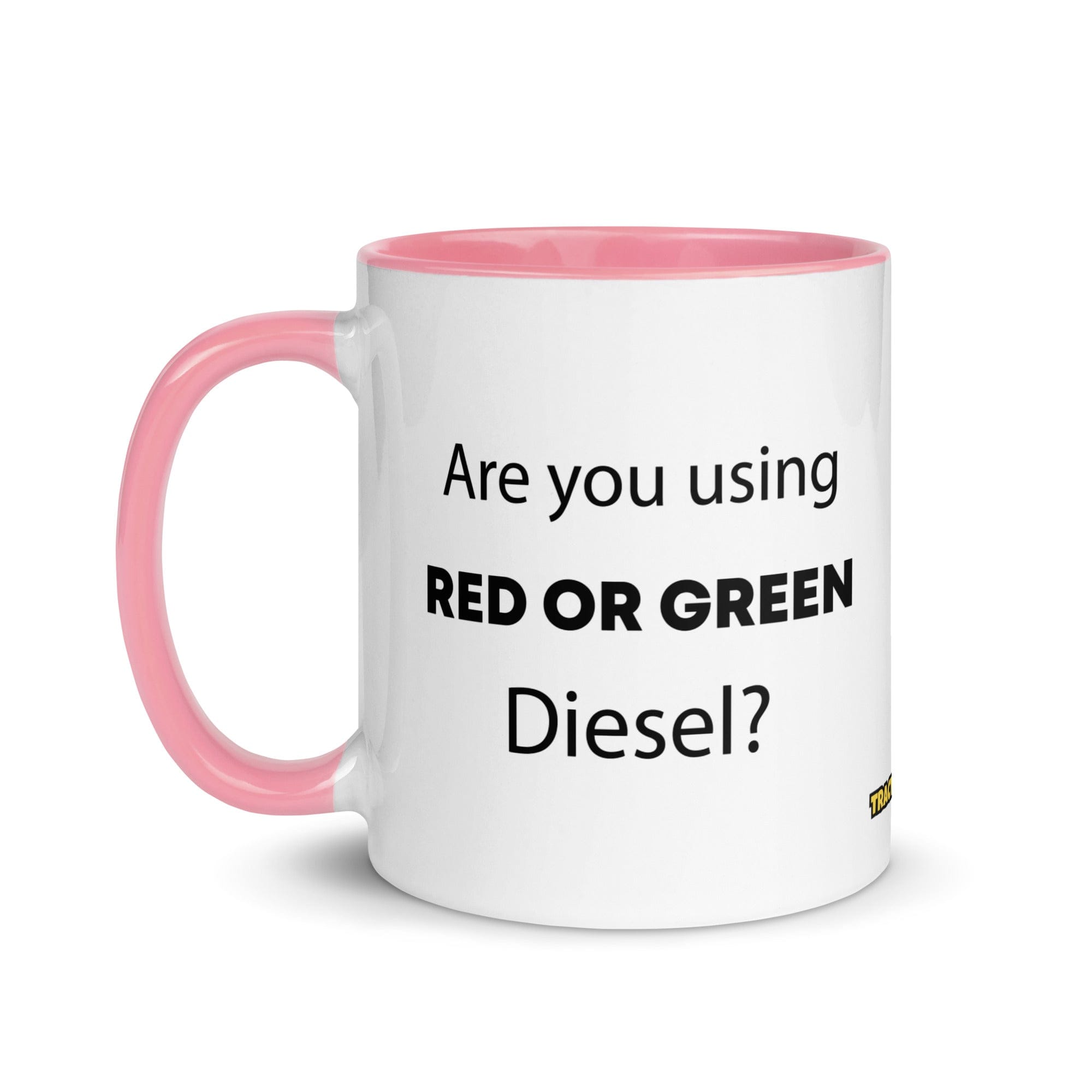 The Tractor Mugs Store Are You Using Red Or Green Diesel? | Mug with Color Inside Quality Farmers Merch