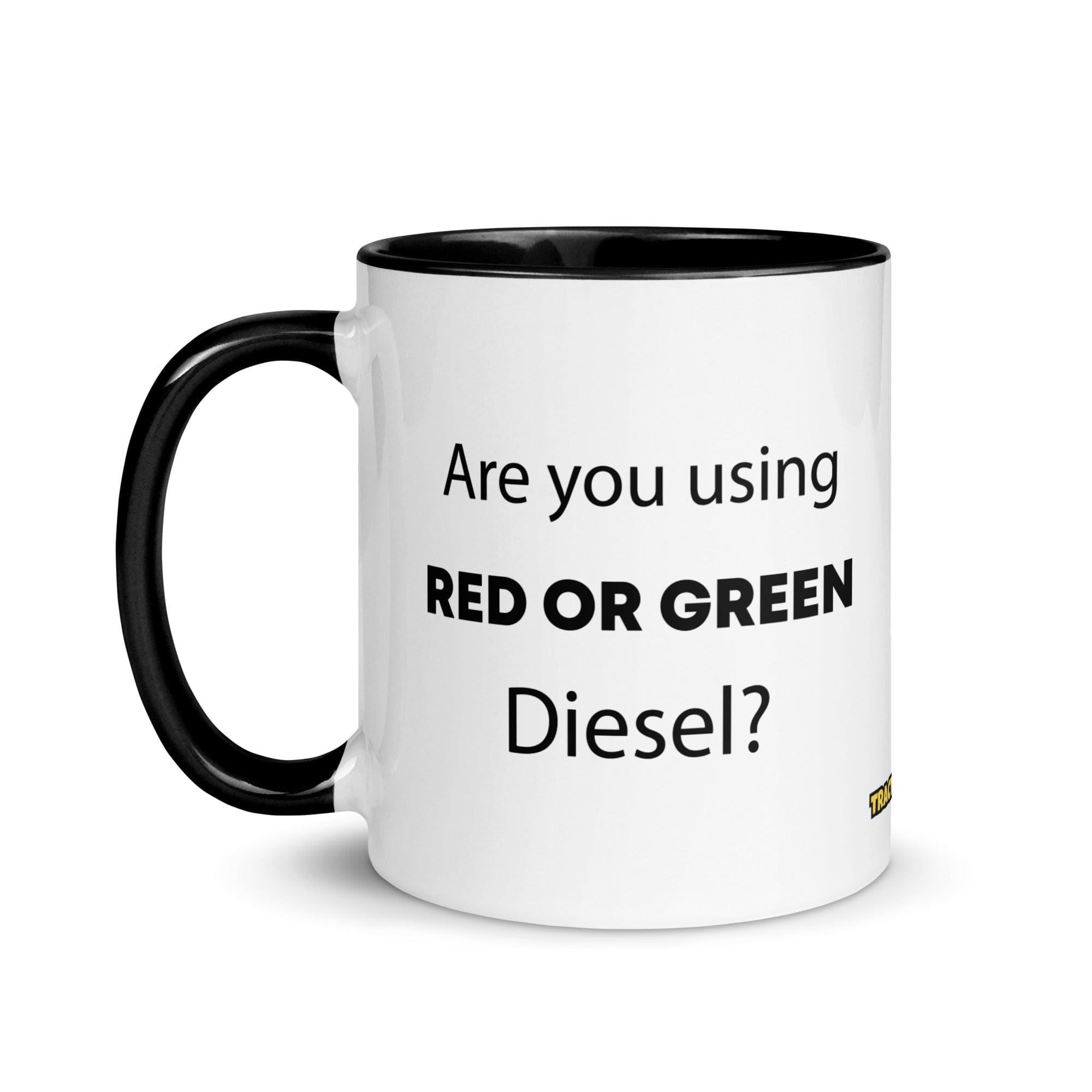 The Tractor Mugs Store Are You Using Red Or Green Diesel? | Mug with Color Inside Quality Farmers Merch