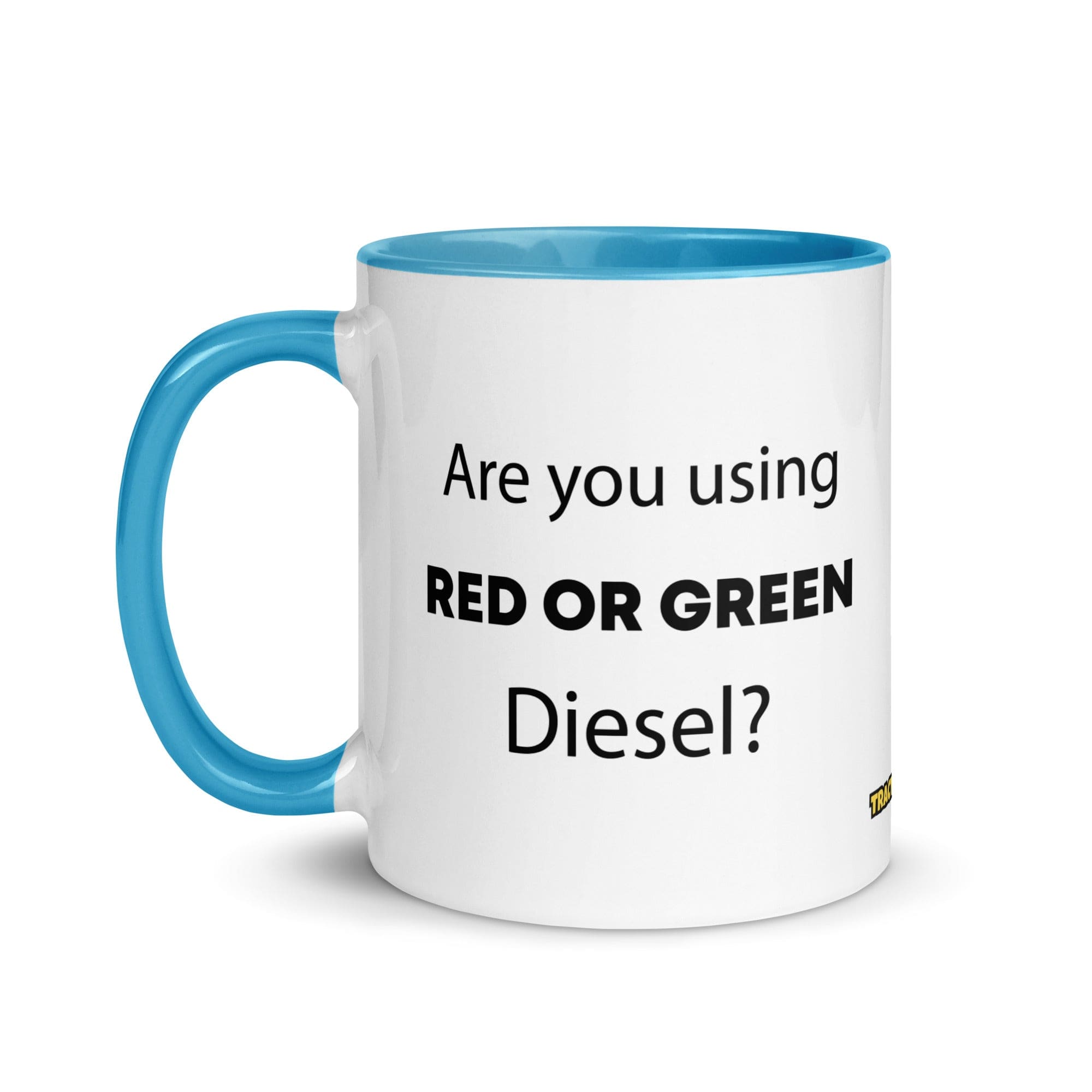 The Tractor Mugs Store Are You Using Red Or Green Diesel? | Mug with Color Inside Quality Farmers Merch