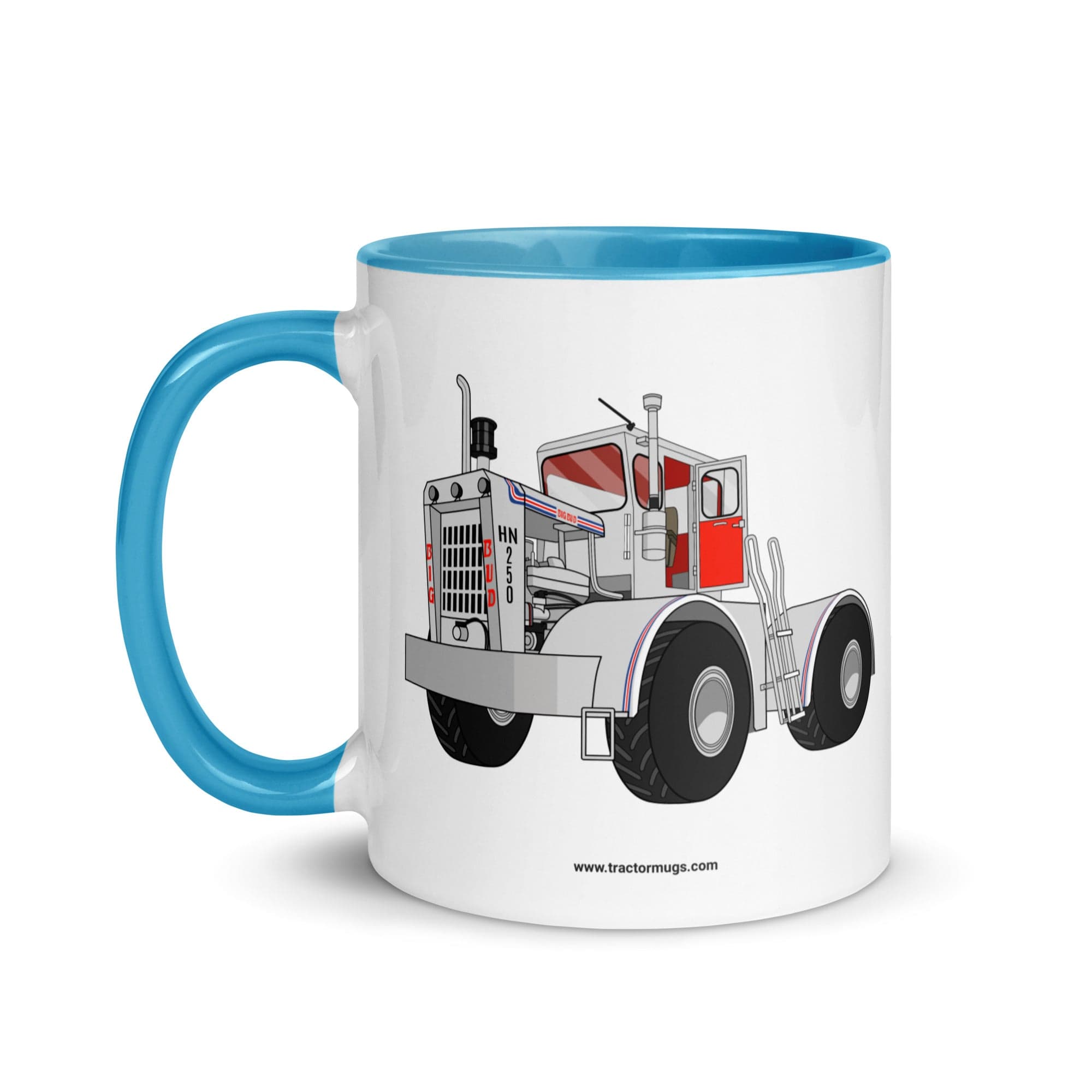 The Tractor Mugs Store Big Bud Tractor | Mug with Color Inside Quality Farmers Merch