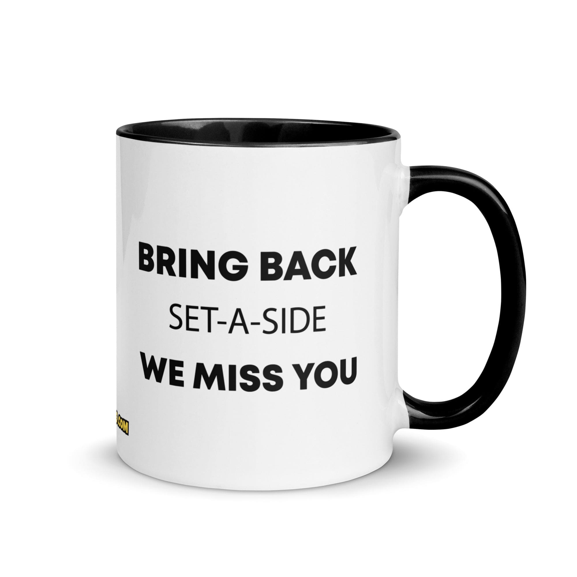 The Tractor Mugs Store Black Bring Back Set A SIDE | Mug with Color Inside Quality Farmers Merch