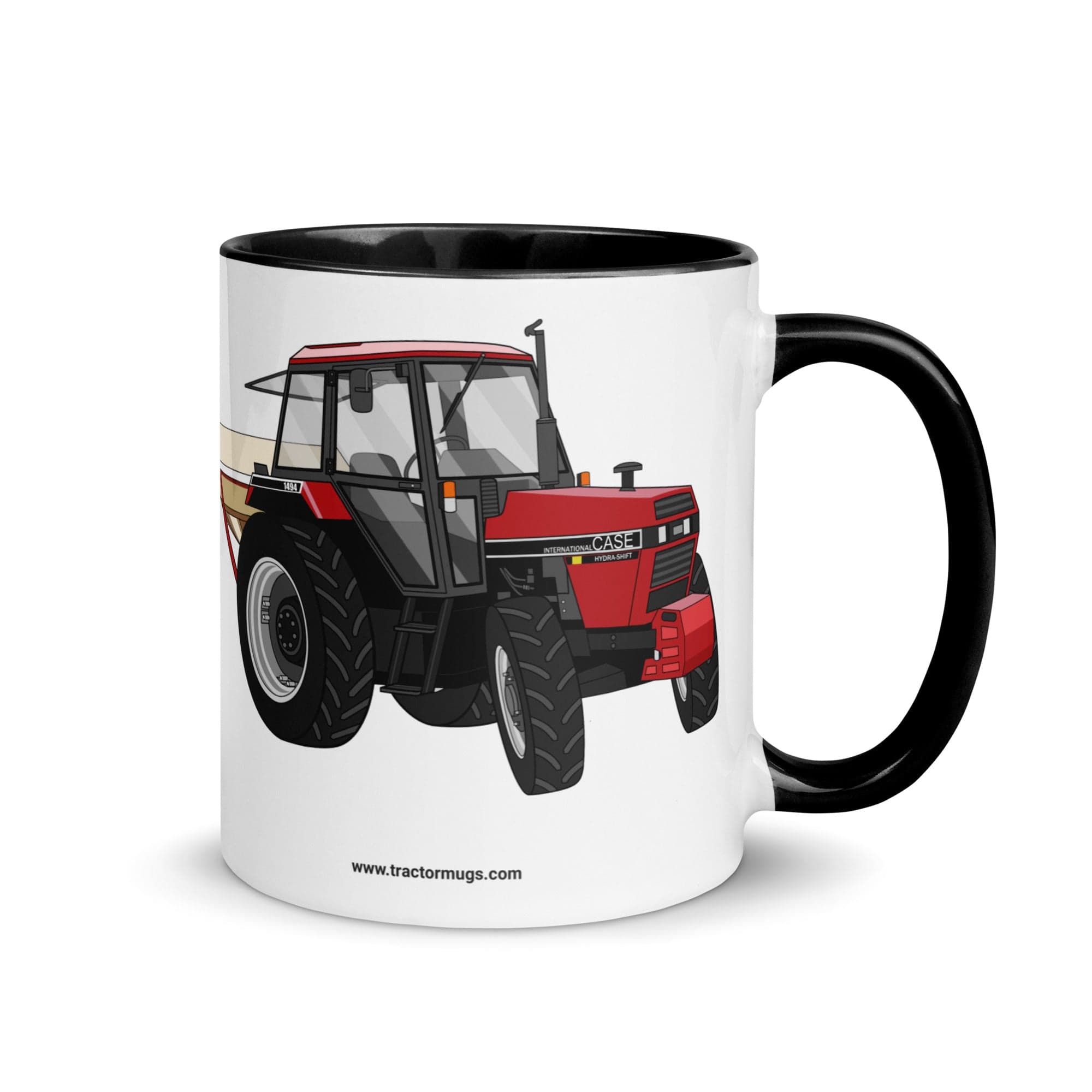 The Tractor Mugs Store Black Case 1494 Hydra Shift | Mug with Color Inside Quality Farmers Merch