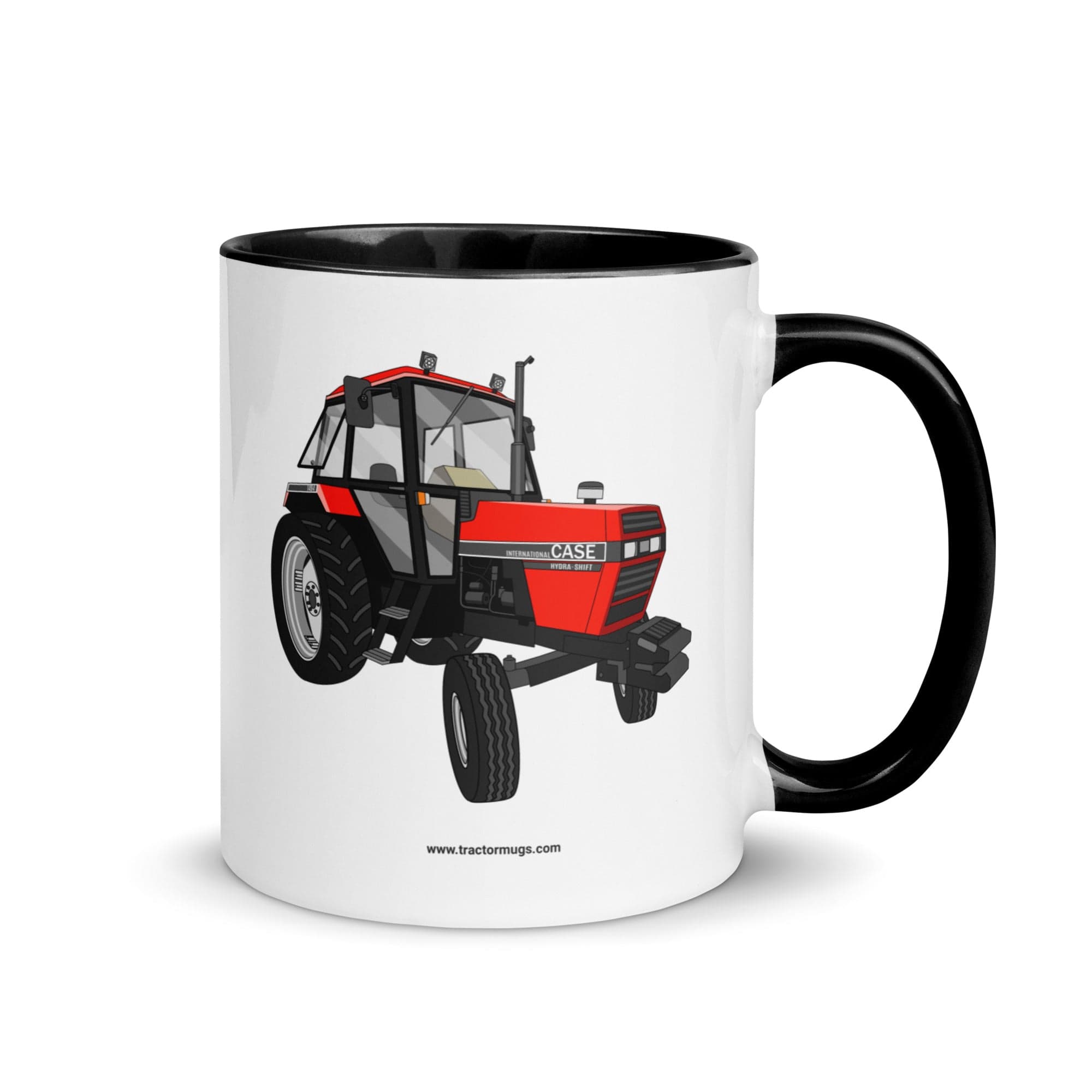 The Tractor Mugs Store Black Case 1494 | Mug with Color Inside Quality Farmers Merch