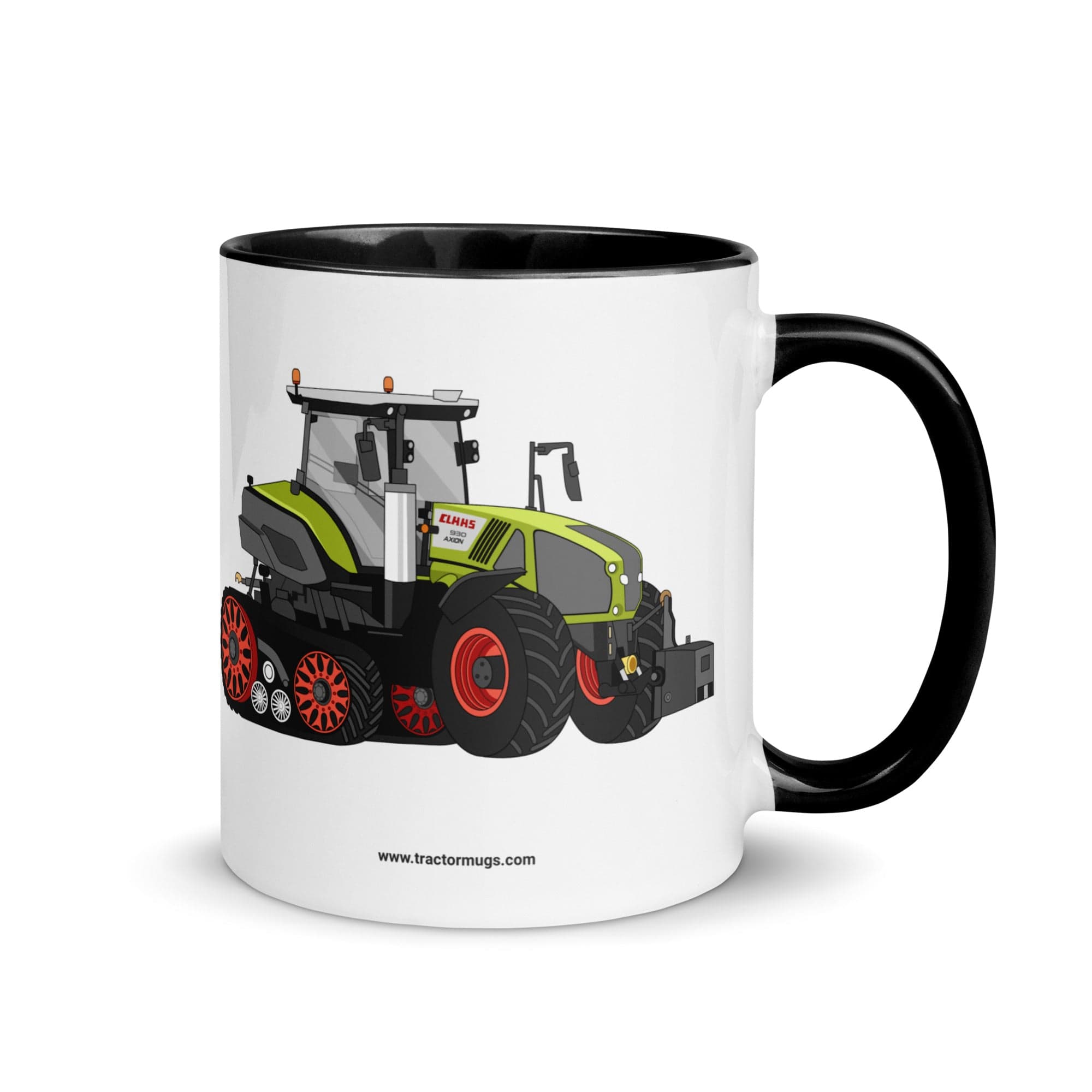 The Tractor Mugs Store Black Class Axion 930 Mug with Color Inside Quality Farmers Merch