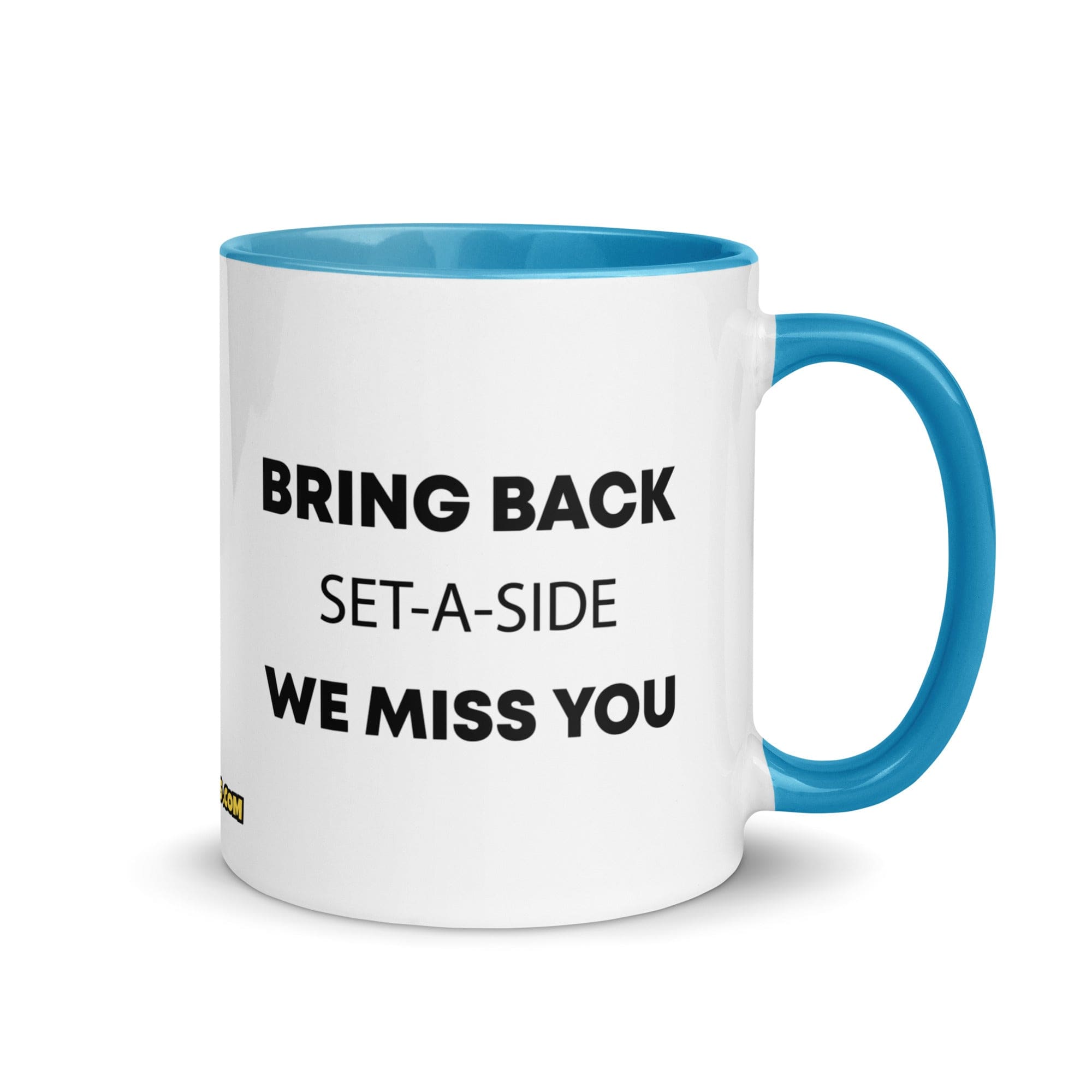 The Tractor Mugs Store Blue Bring Back Set A SIDE | Mug with Color Inside Quality Farmers Merch