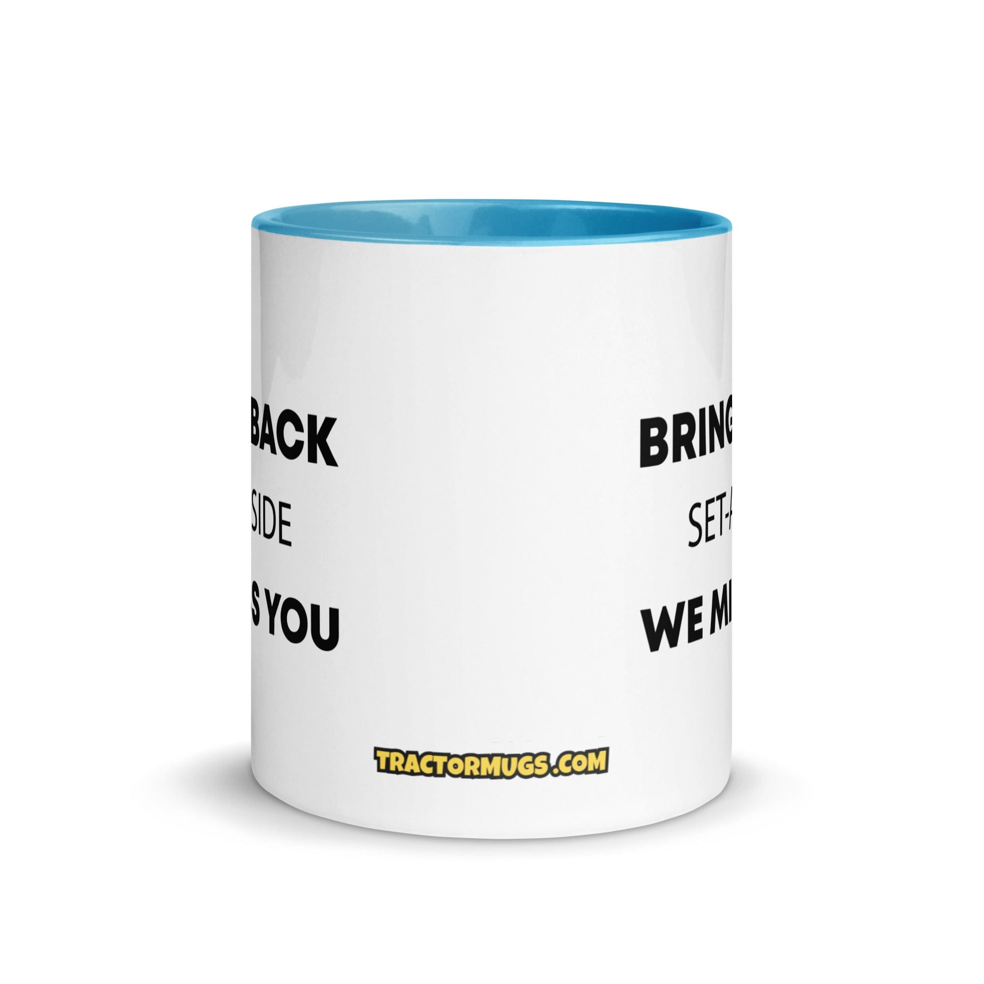 The Tractor Mugs Store Bring Back Set A SIDE | Mug with Color Inside Quality Farmers Merch