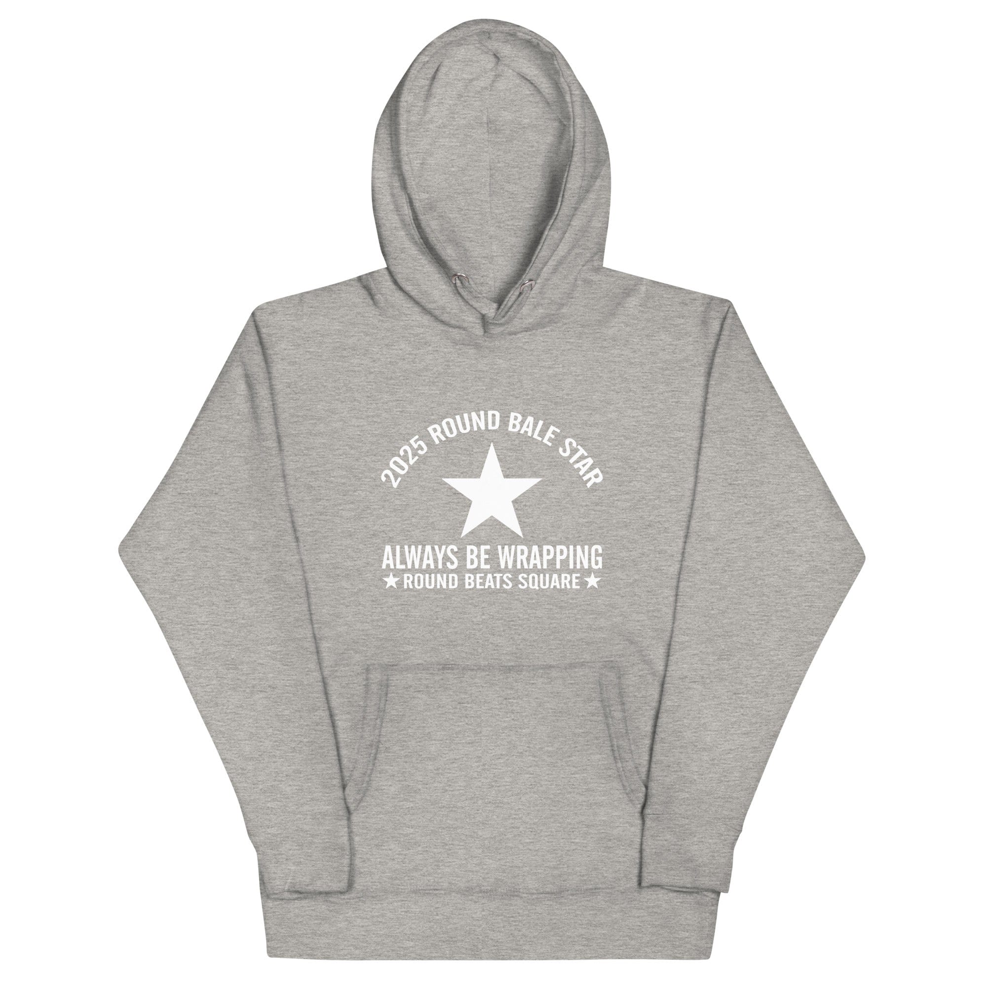 The Tractor Mugs Store Carbon Grey / S Round Baler Star | Unisex Hoodie Quality Farmers Merch