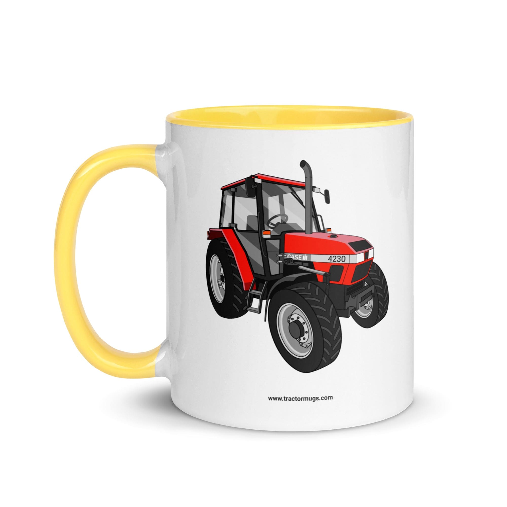 The Tractor Mugs Store Case 4230 | Mug with Color Inside Quality Farmers Merch