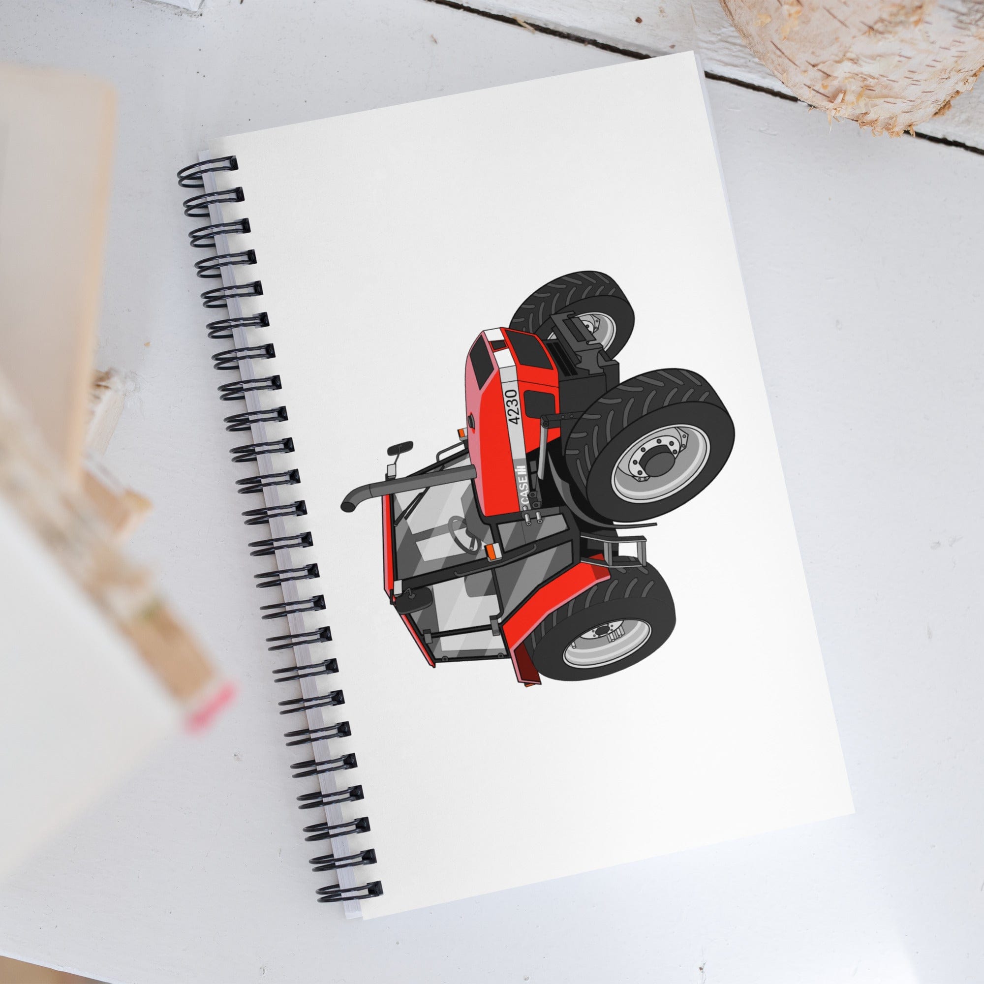 The Tractor Mugs Store Case 4230 | Spiral notebook Quality Farmers Merch
