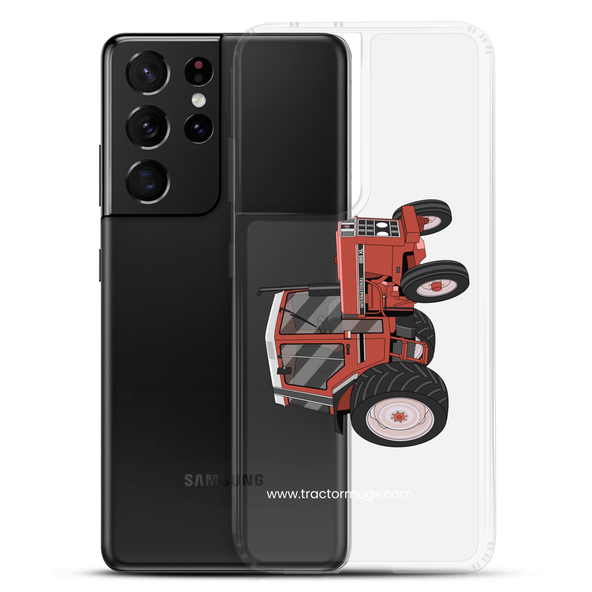 The Tractor Mugs Store Case 685 XL | Clear Case for Samsung® Quality Farmers Merch