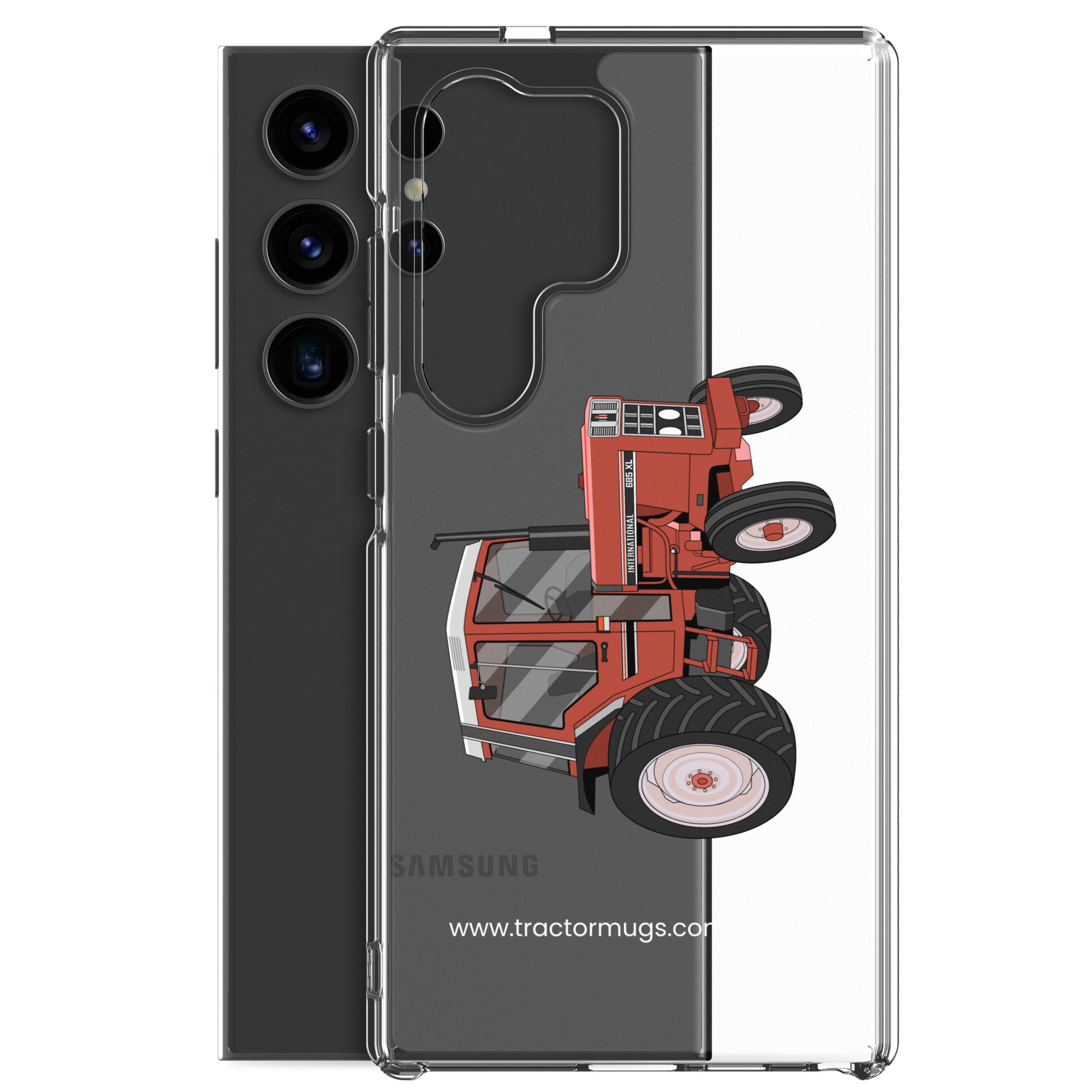 The Tractor Mugs Store Case 685 XL | Clear Case for Samsung® Quality Farmers Merch
