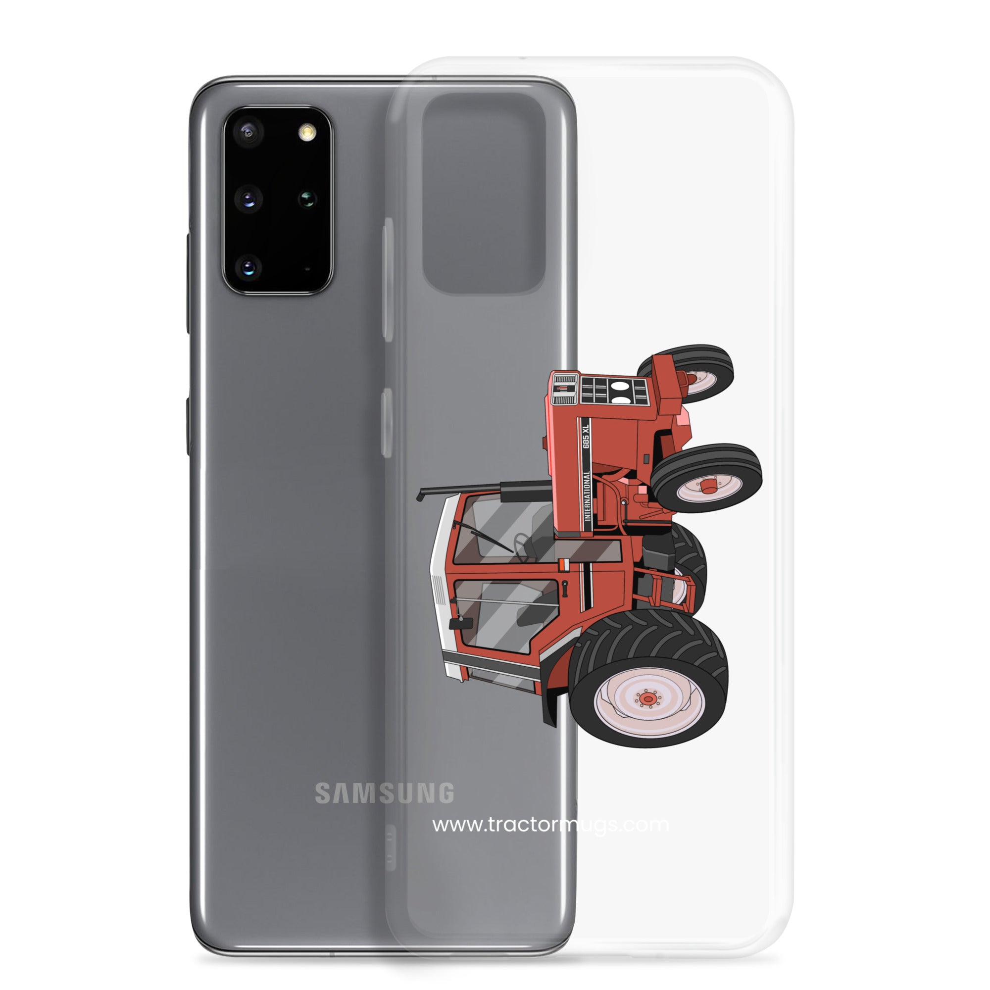 The Tractor Mugs Store Case 685 XL | Clear Case for Samsung® Quality Farmers Merch