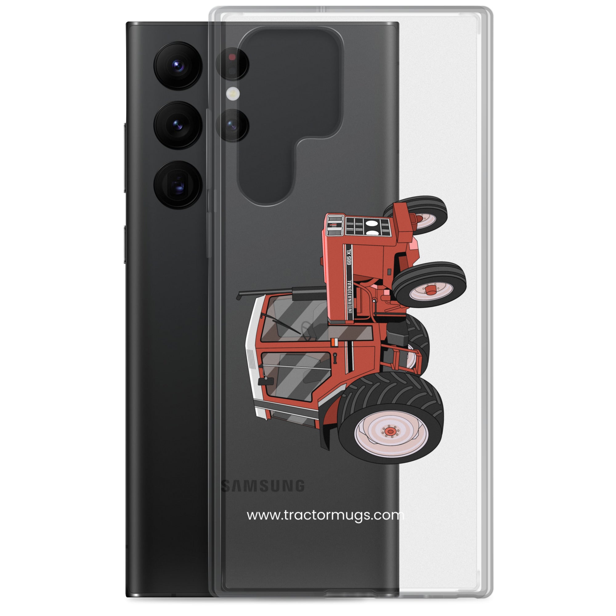 The Tractor Mugs Store Case 685 XL | Clear Case for Samsung® Quality Farmers Merch