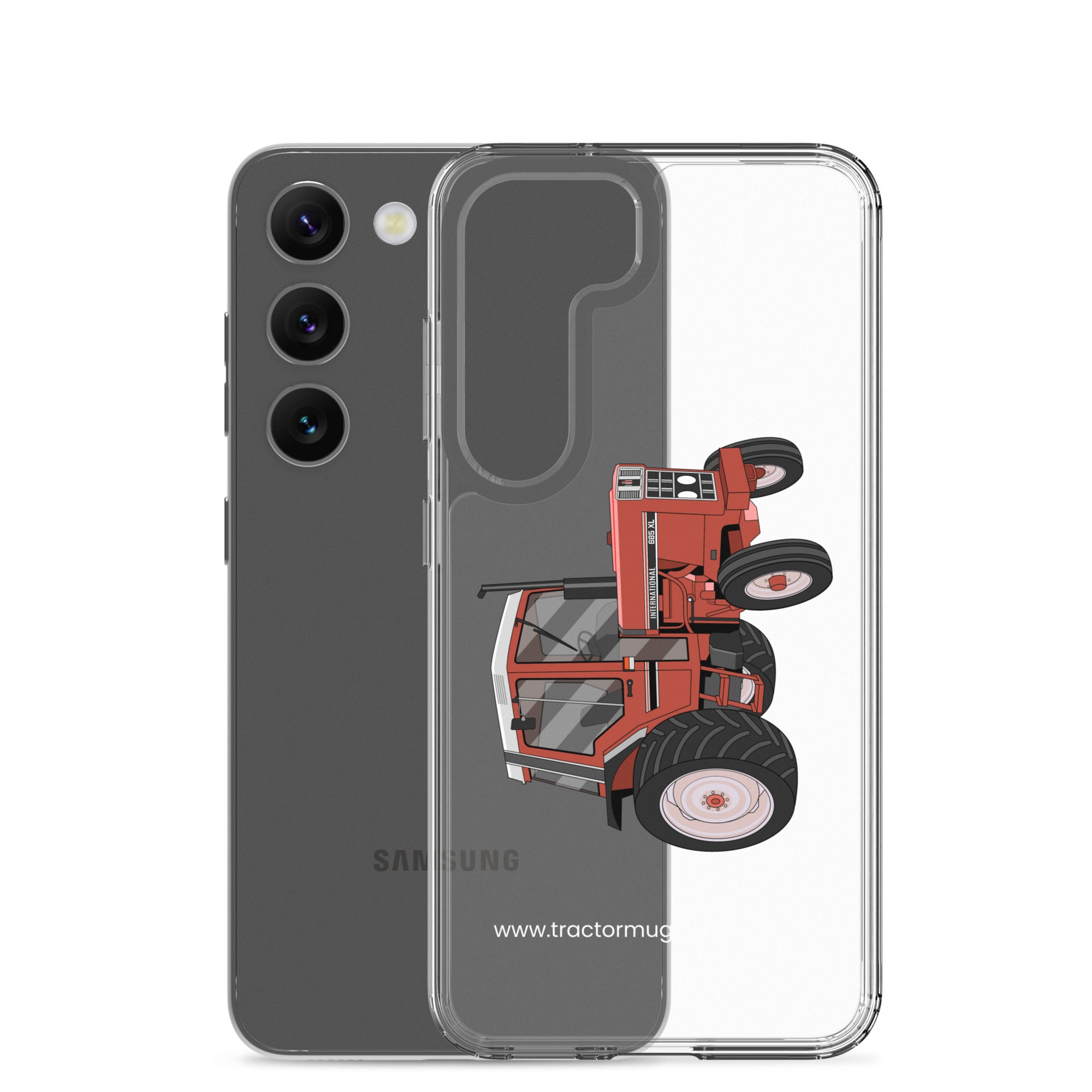 The Tractor Mugs Store Case 685 XL | Clear Case for Samsung® Quality Farmers Merch
