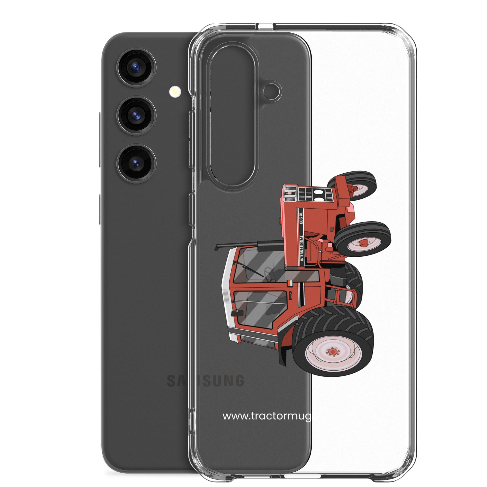 The Tractor Mugs Store Case 685 XL | Clear Case for Samsung® Quality Farmers Merch