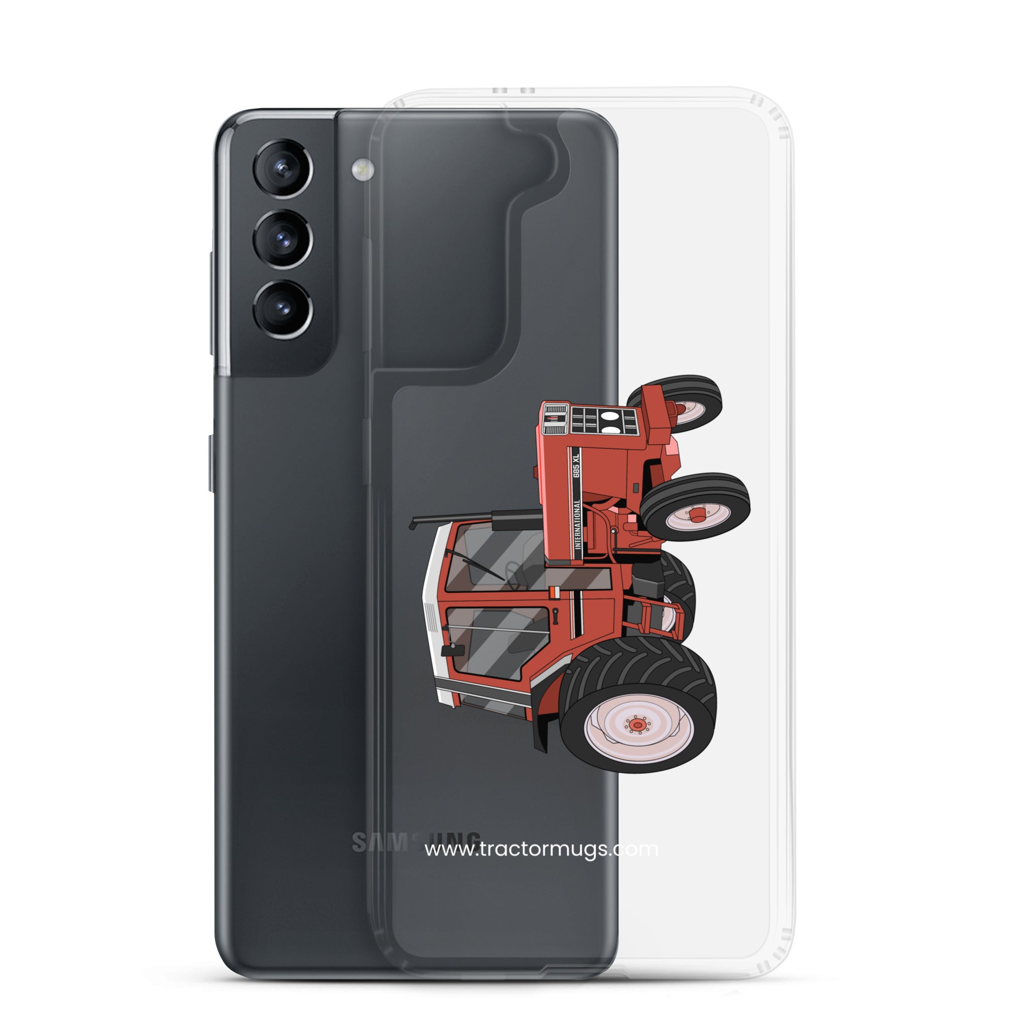 The Tractor Mugs Store Case 685 XL | Clear Case for Samsung® Quality Farmers Merch