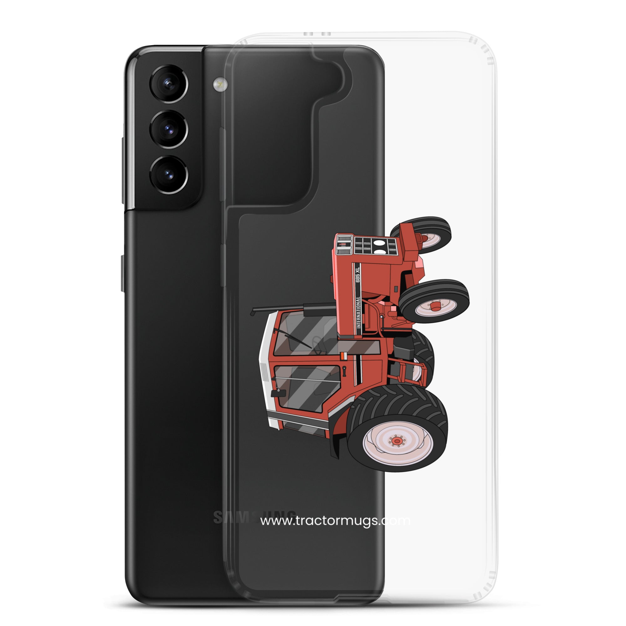 The Tractor Mugs Store Case 685 XL | Clear Case for Samsung® Quality Farmers Merch
