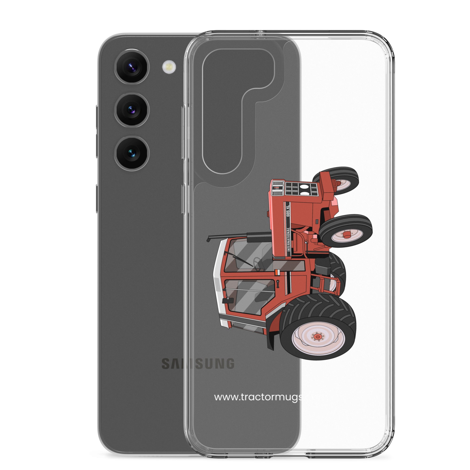 The Tractor Mugs Store Case 685 XL | Clear Case for Samsung® Quality Farmers Merch