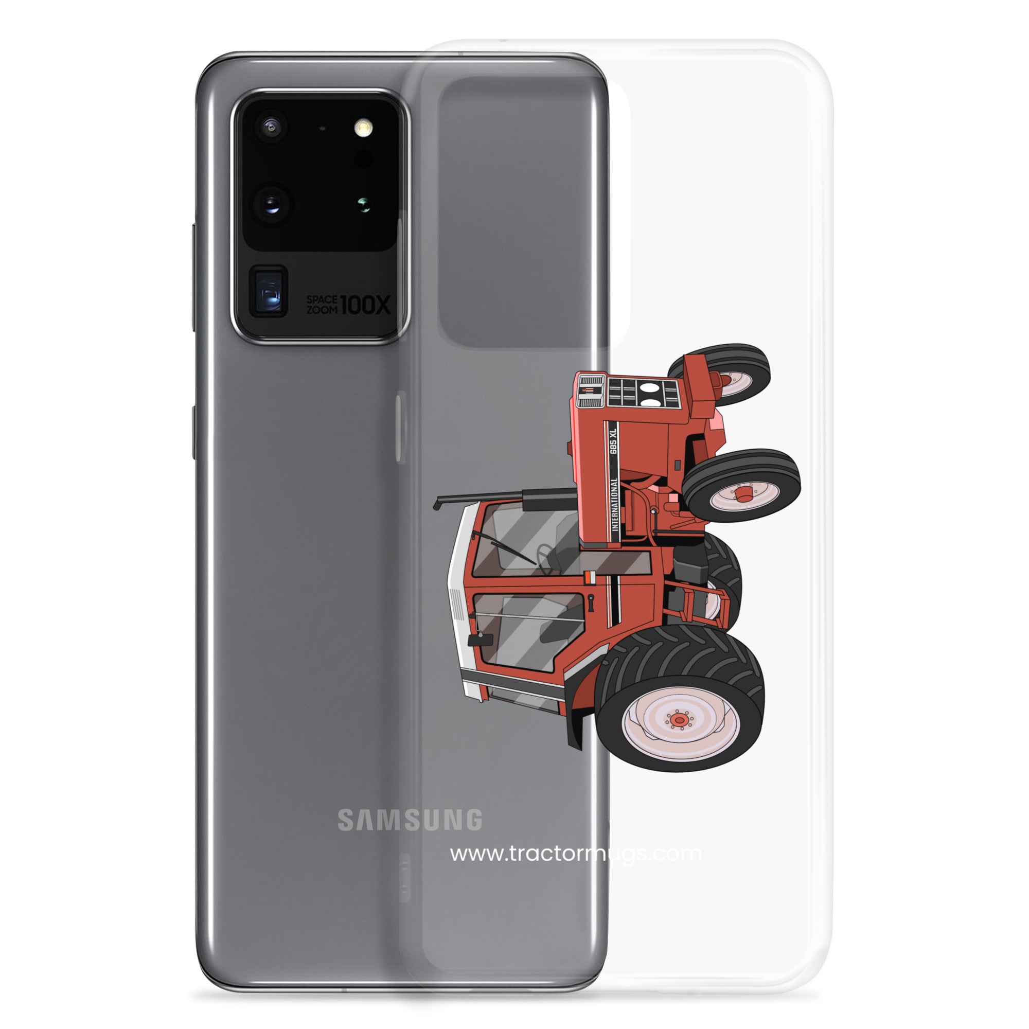 The Tractor Mugs Store Case 685 XL | Clear Case for Samsung® Quality Farmers Merch