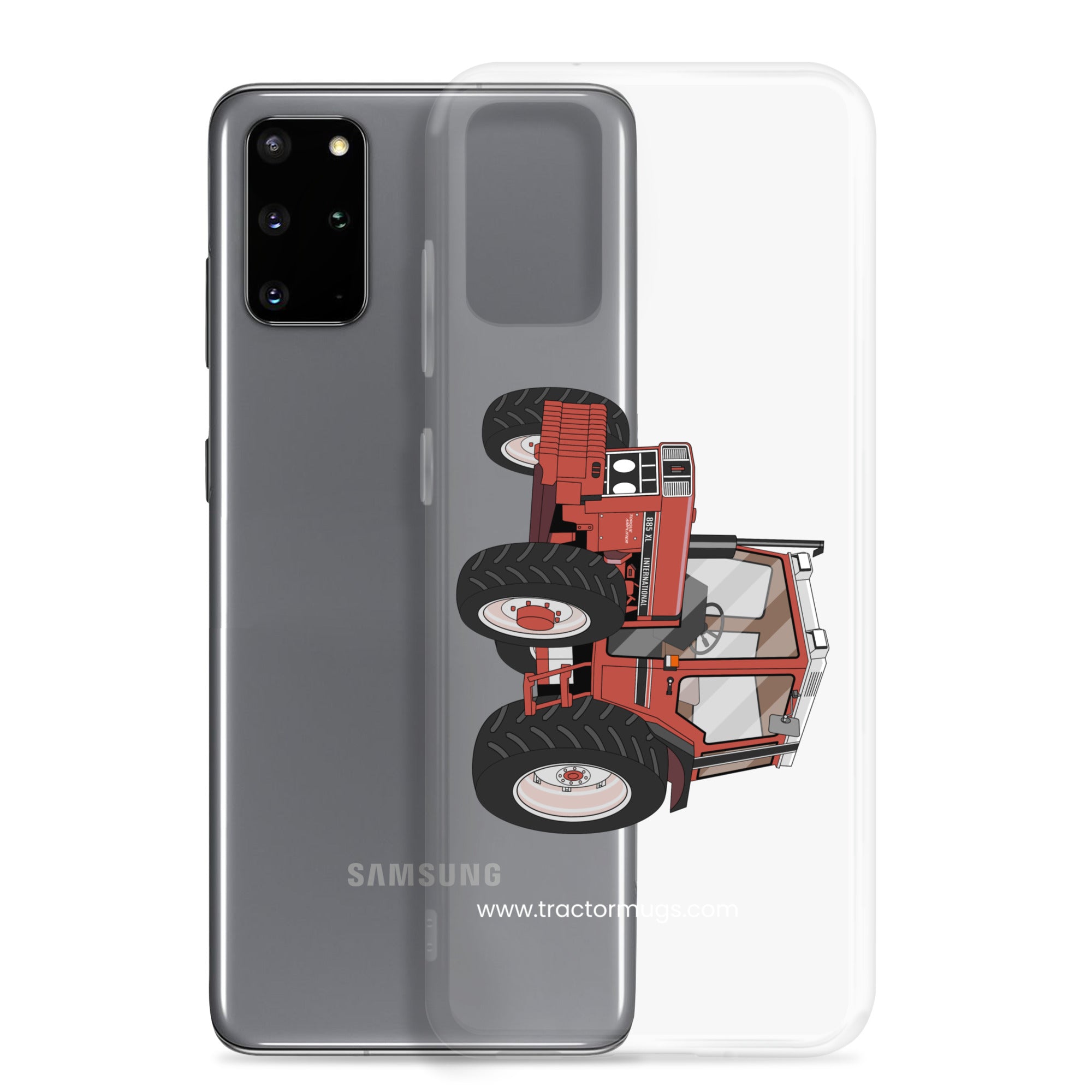 The Tractor Mugs Store Case 885 XL | Clear Case for Samsung® Quality Farmers Merch