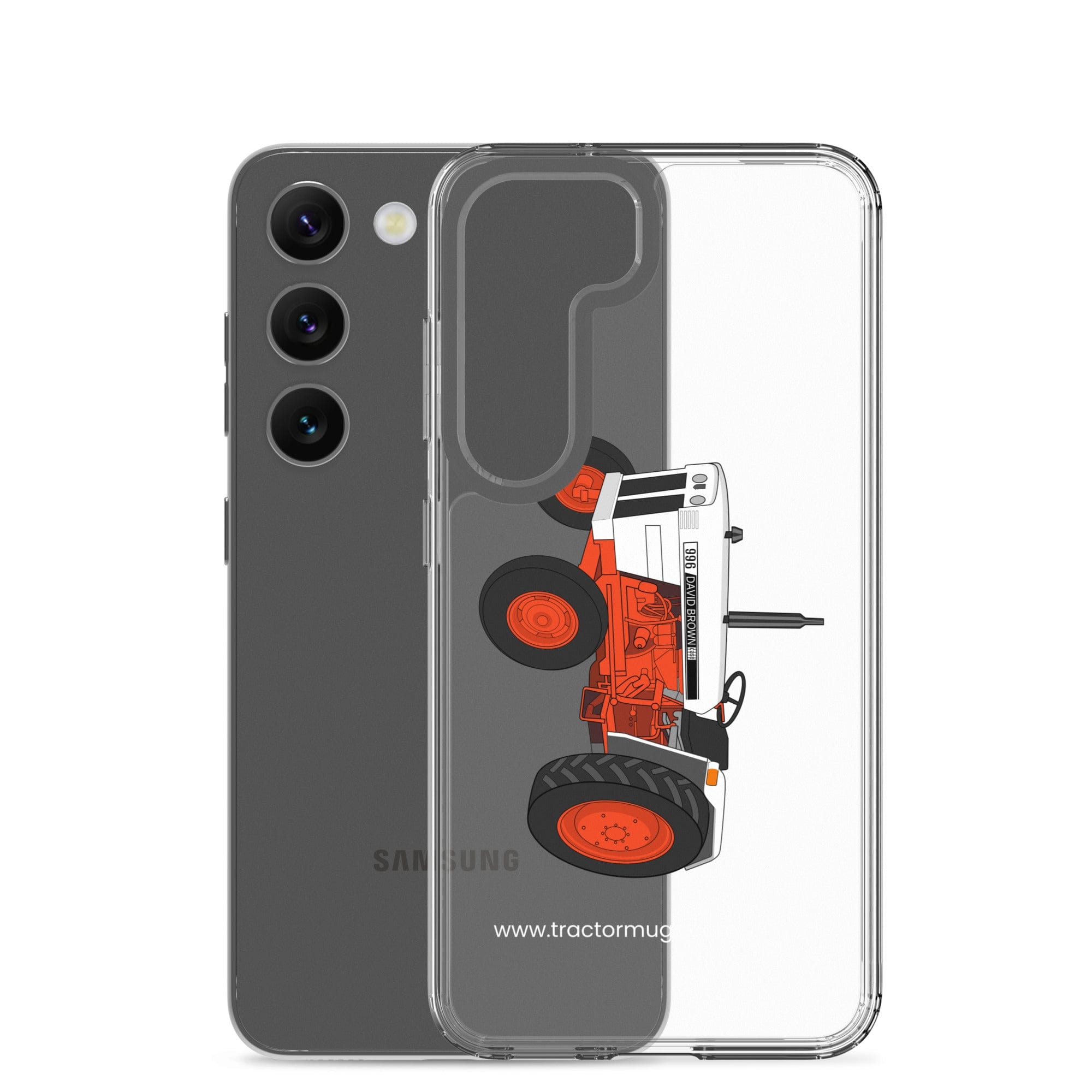 The Tractor Mugs Store Case David Brown 996 (1974) | Clear Case for Samsung® Quality Farmers Merch