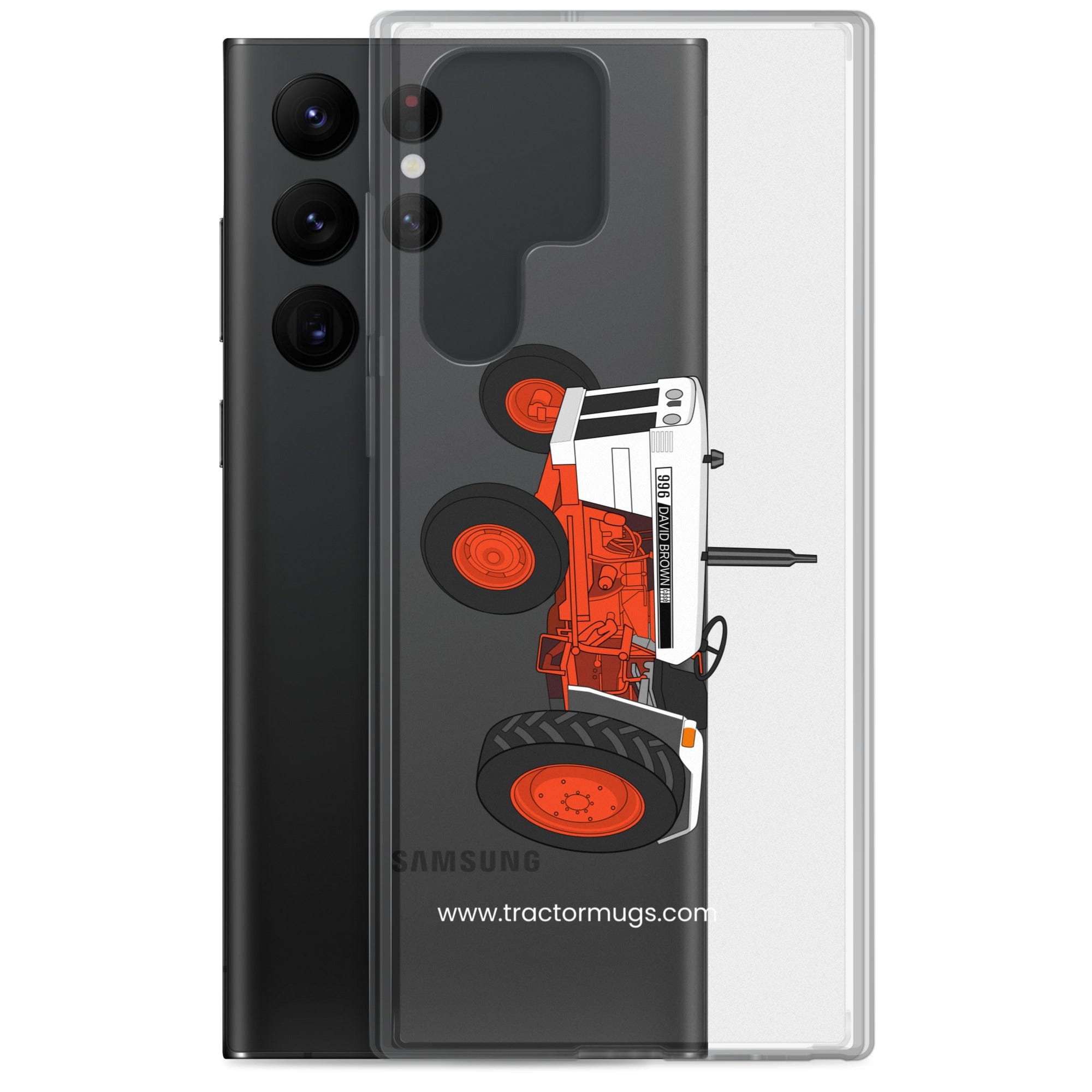 The Tractor Mugs Store Case David Brown 996 (1974) | Clear Case for Samsung® Quality Farmers Merch