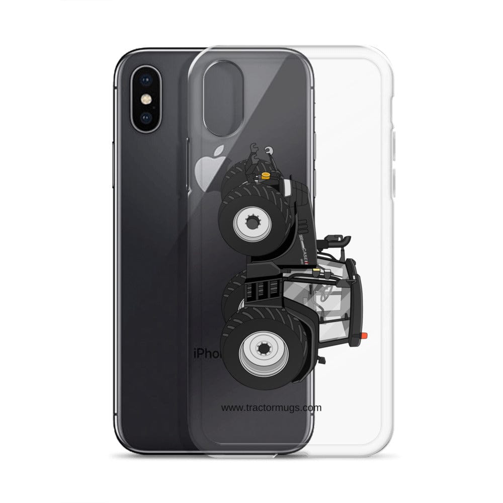 The Tractor Mugs Store Case IH 195 CVX Black | Clear Case for iPhone® Quality Farmers Merch