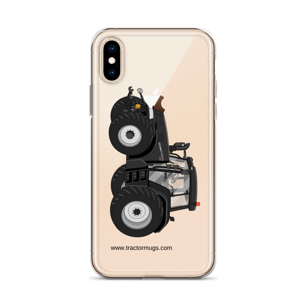 The Tractor Mugs Store Case IH 195 CVX Black | Clear Case for iPhone® Quality Farmers Merch