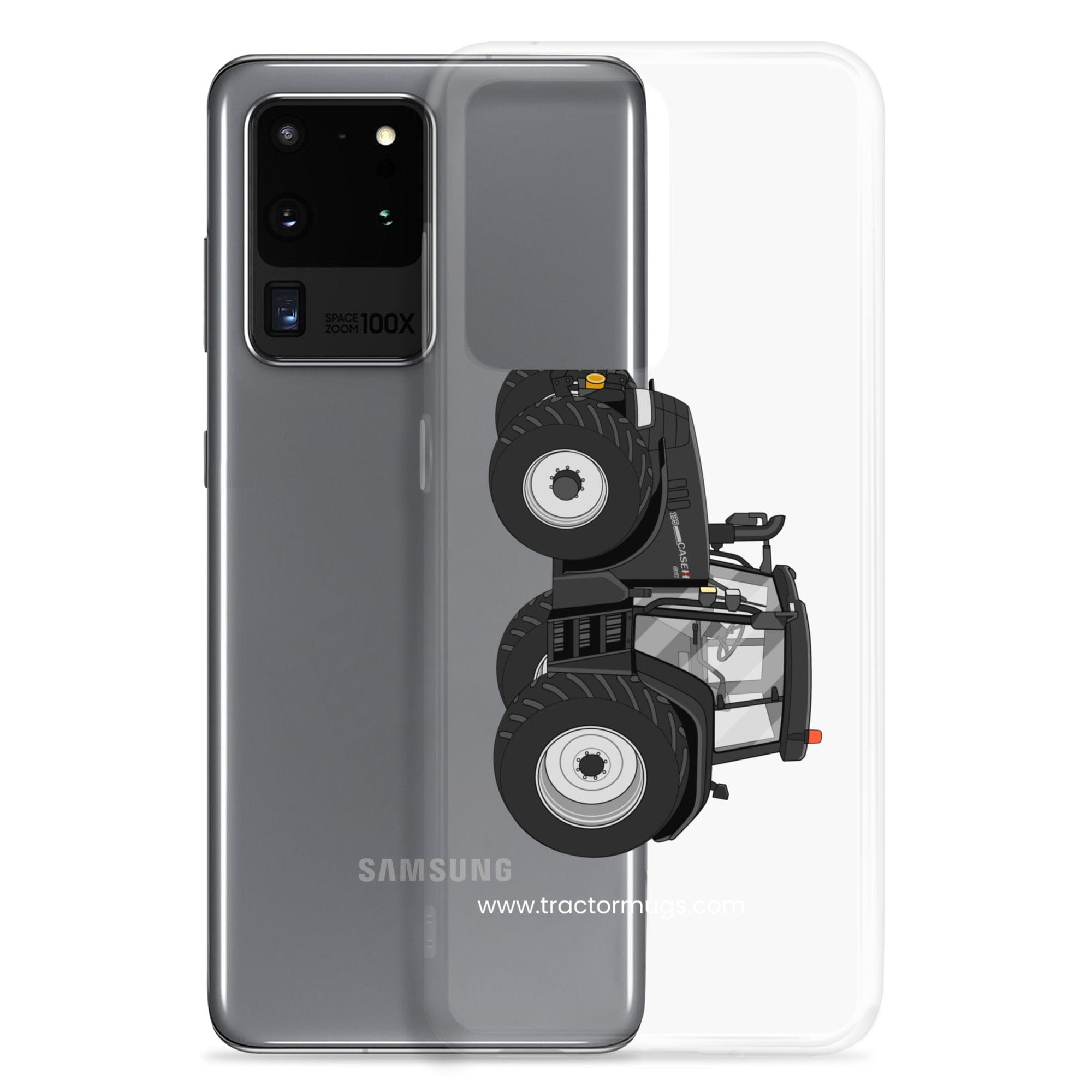 The Tractor Mugs Store Case IH 195 CVX Black | Clear Case for Samsung® Quality Farmers Merch