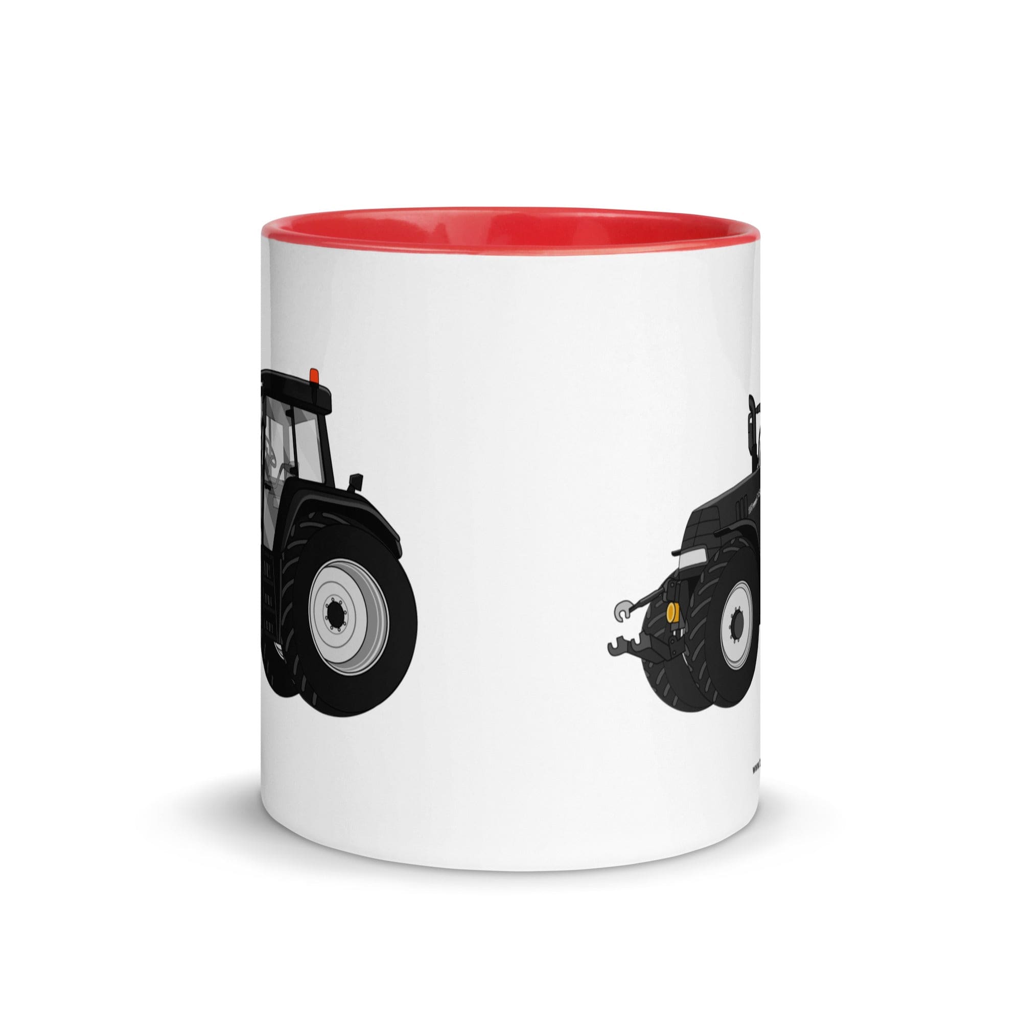 The Tractor Mugs Store Case IH 195 CVX Black | Mug with Color Inside Quality Farmers Merch