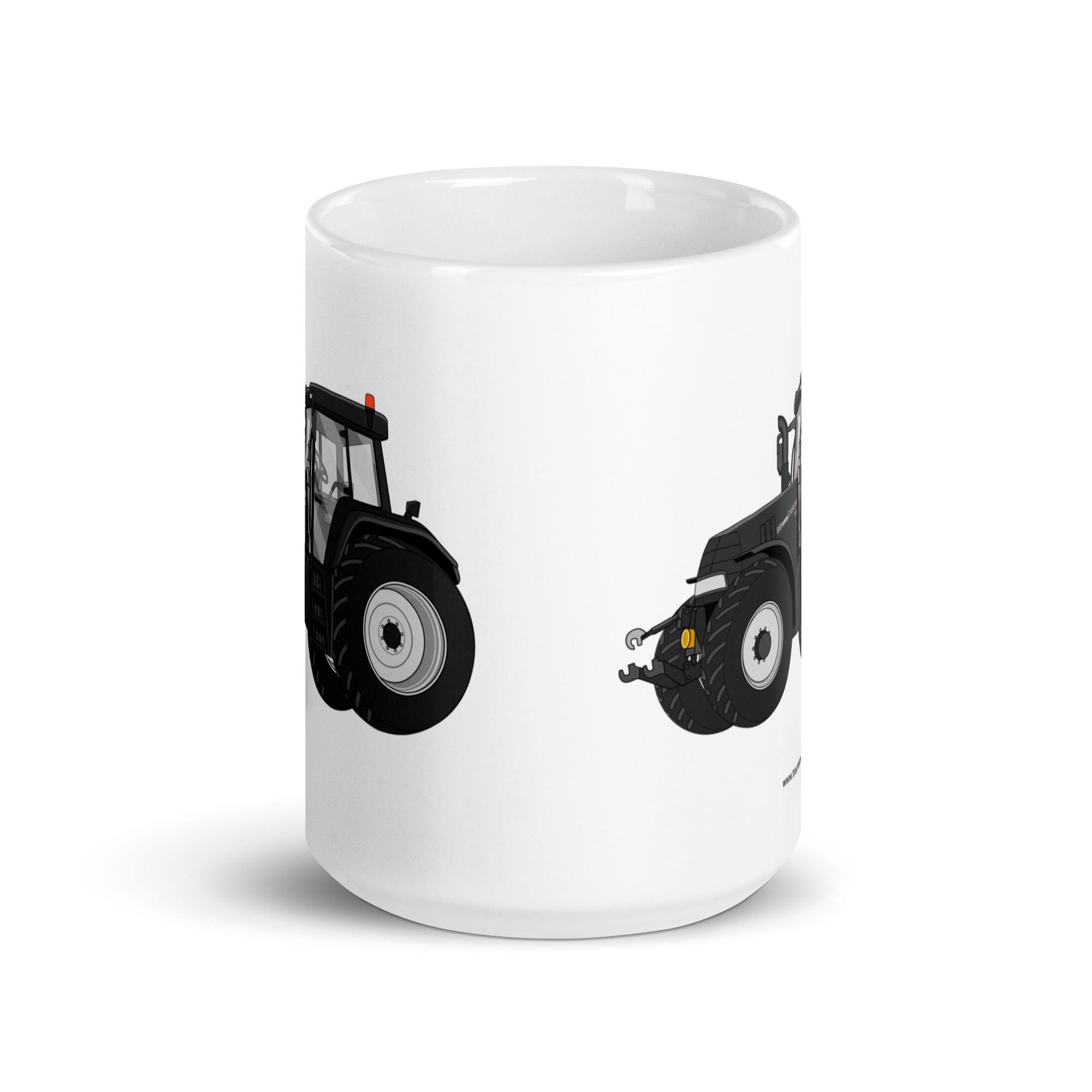 The Tractor Mugs Store Case IH 195 CVX Black | White glossy mug Quality Farmers Merch