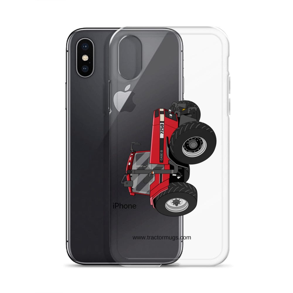 The Tractor Mugs Store Case IH 7250 | Clear Case for iPhone® Quality Farmers Merch