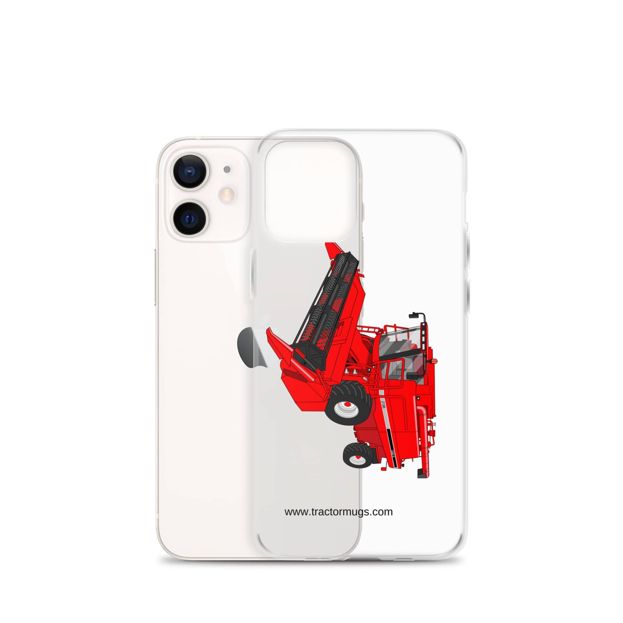 The Tractor Mugs Store Case IH Axial Flow 2188 Harvester | Clear Case for iPhone® Quality Farmers Merch