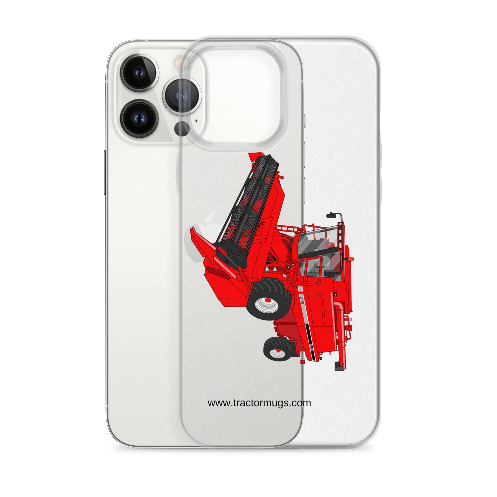 The Tractor Mugs Store Case IH Axial Flow 2188 Harvester | Clear Case for iPhone® Quality Farmers Merch