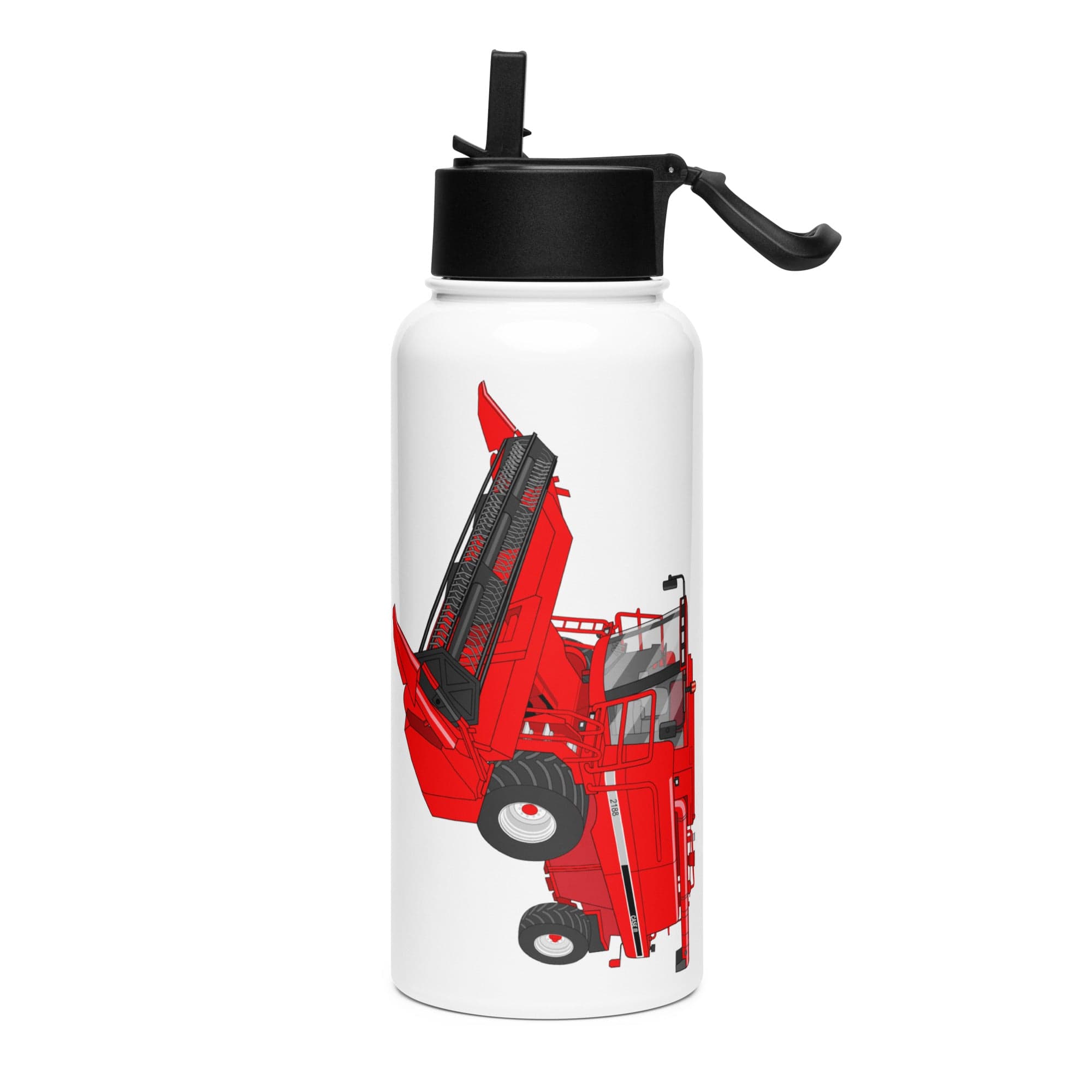 The Tractor Mugs Store Case IH Axial Flow 2188 Harvester | Stainless Steel Water Bottle Quality Farmers Merch