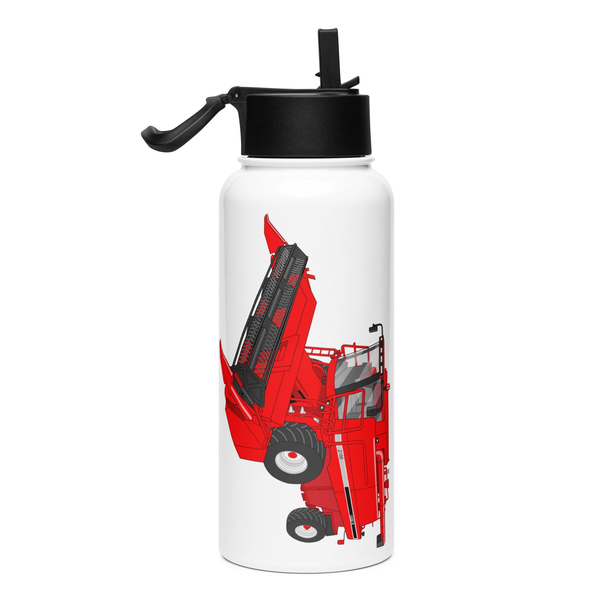 The Tractor Mugs Store Case IH Axial Flow 2188 Harvester | Stainless Steel Water Bottle Quality Farmers Merch