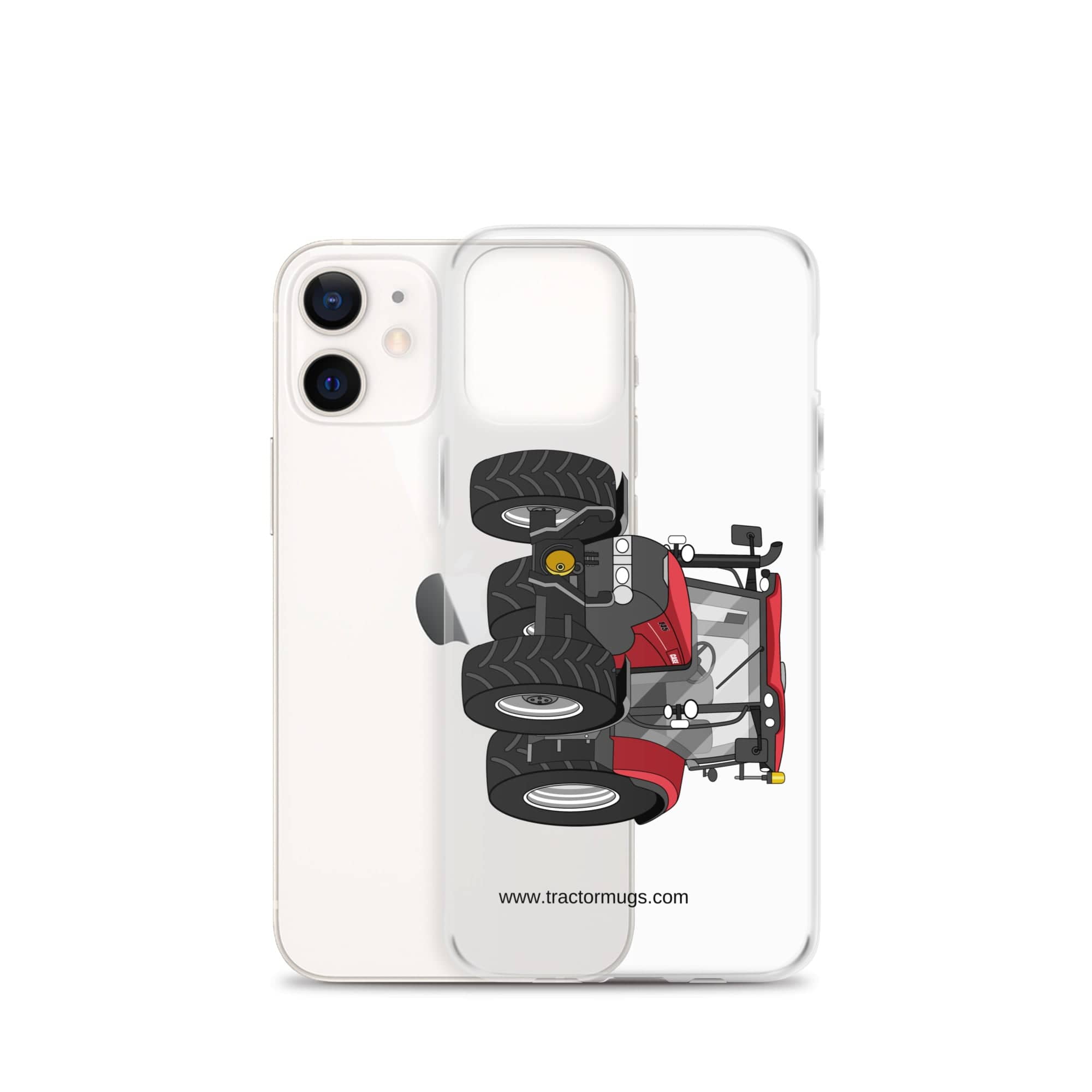 The Tractor Mugs Store Case IH Maxxum 145 | Clear Case for iPhone® Quality Farmers Merch