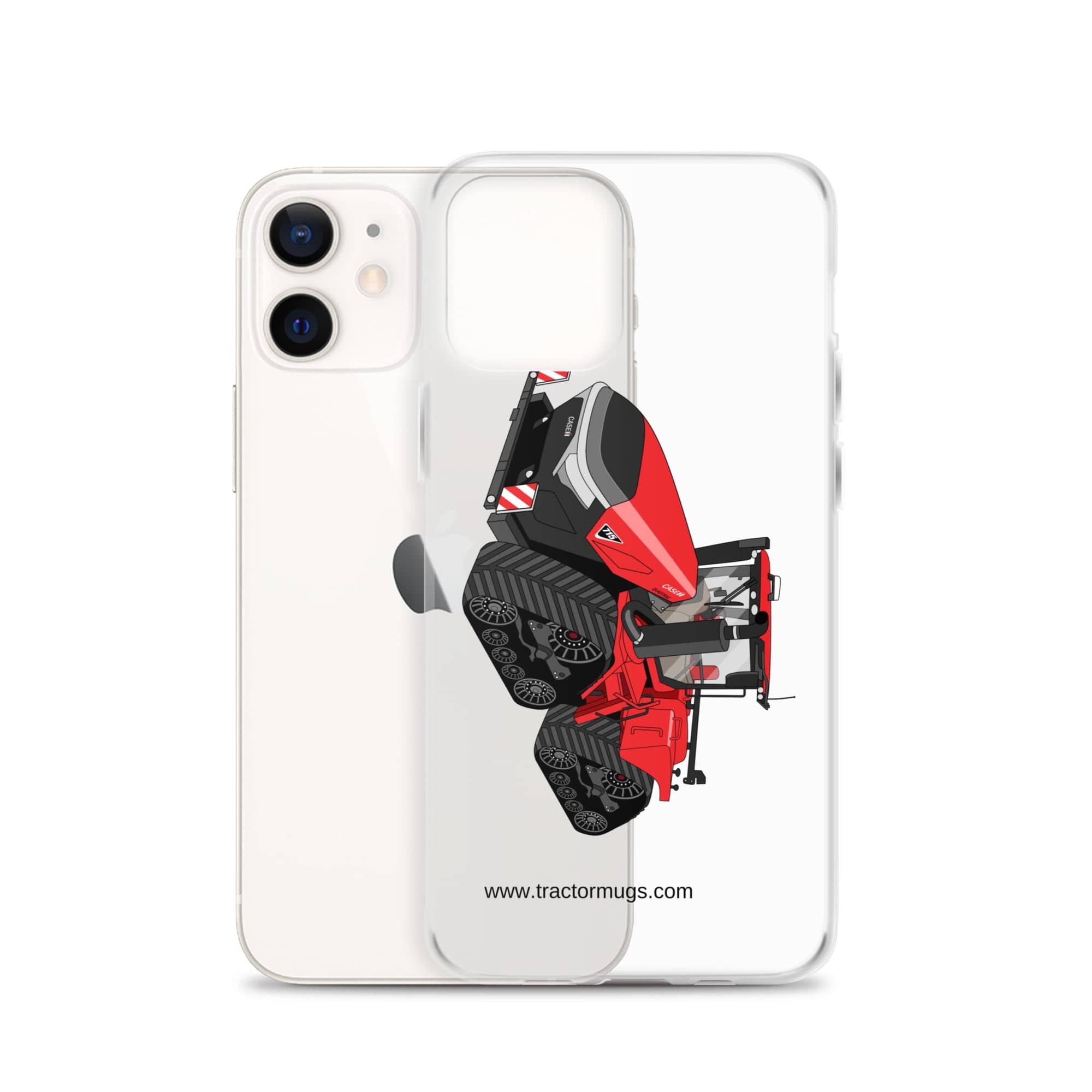 The Tractor Mugs Store Case IH Quadtrac 715 | Clear Case for iPhone® Quality Farmers Merch